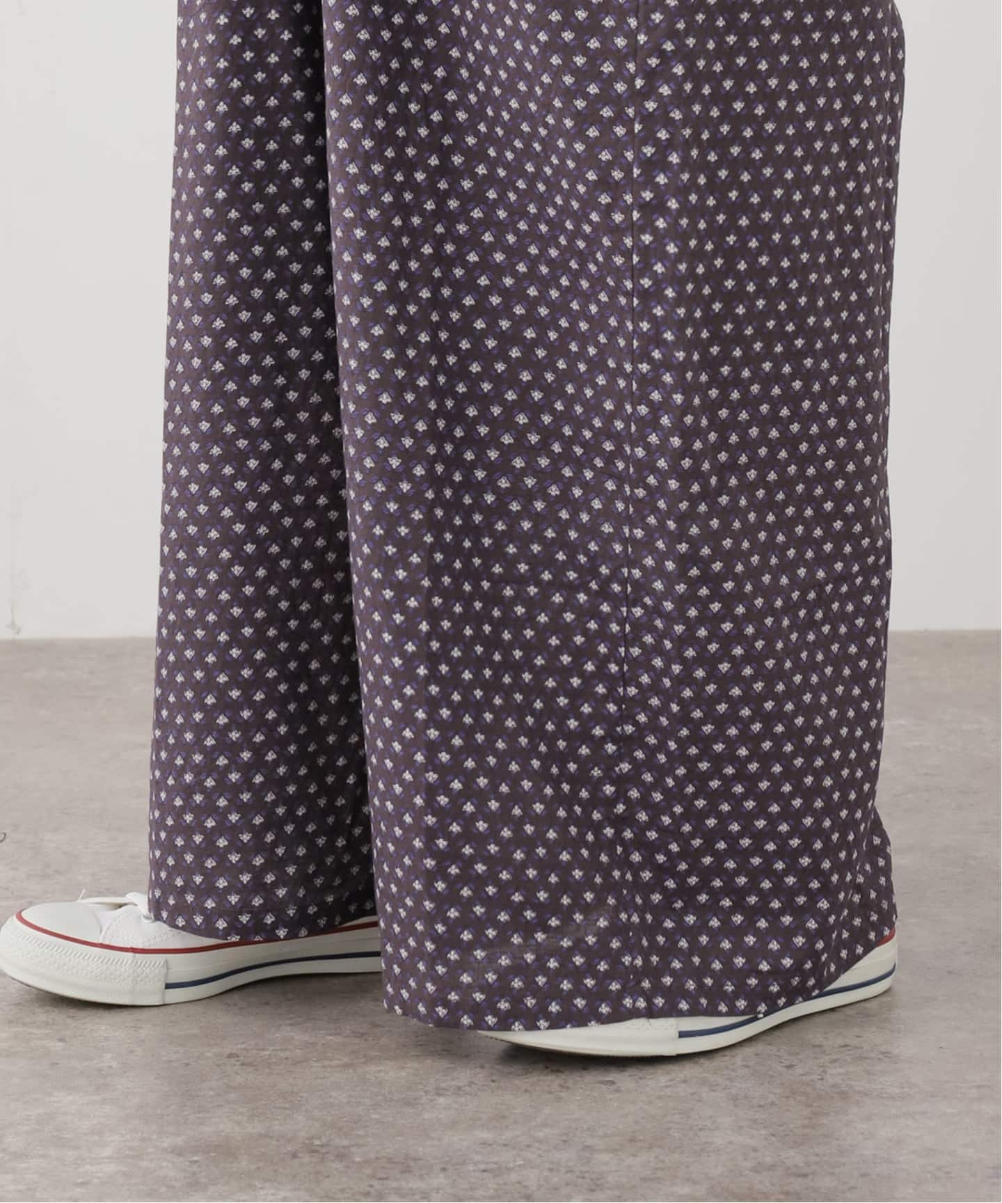 SOIL】 FLOWER PRINT NO/SL OVERALLS（つなぎ／オールインワン