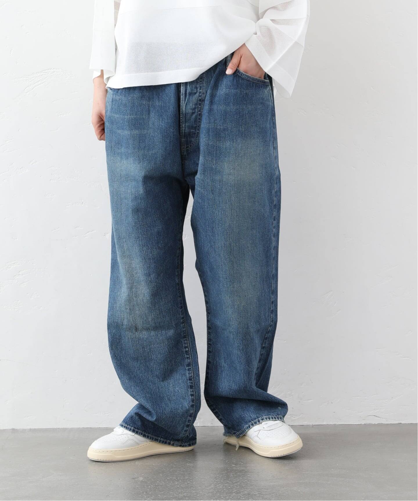chimala】 for luxe ADJASTABLE WIDE TAPERED(045)(デニムパンツ chimala】 for luxe ADJASTABLE WIDE TAPERED(045)(デニムパンツ