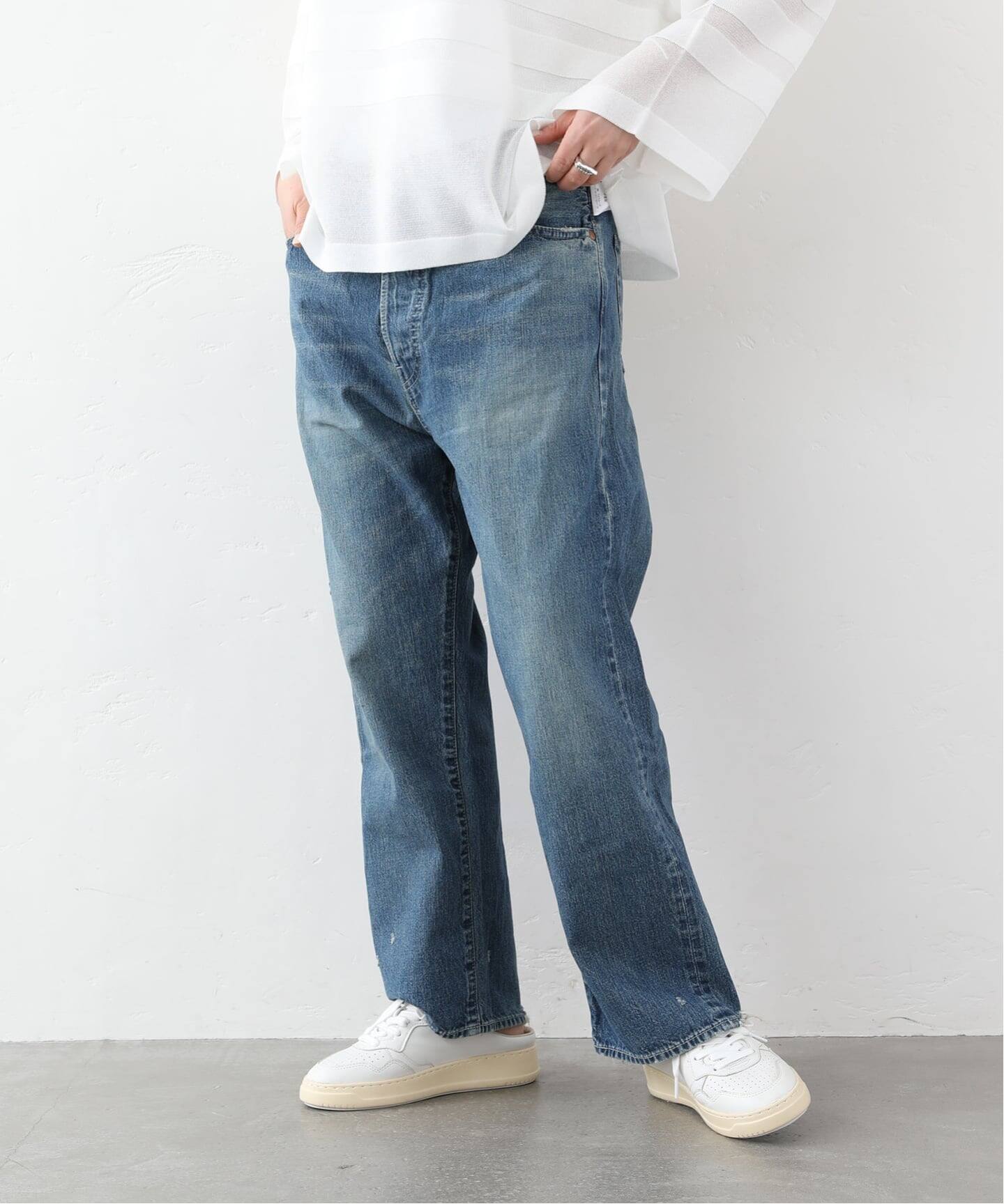 パンツ chimala for luxe ADJASTABLE WIDE TAPERED chimala】 for luxe ADJASTABLE WIDE TAPERED（045）（デニムパンツ