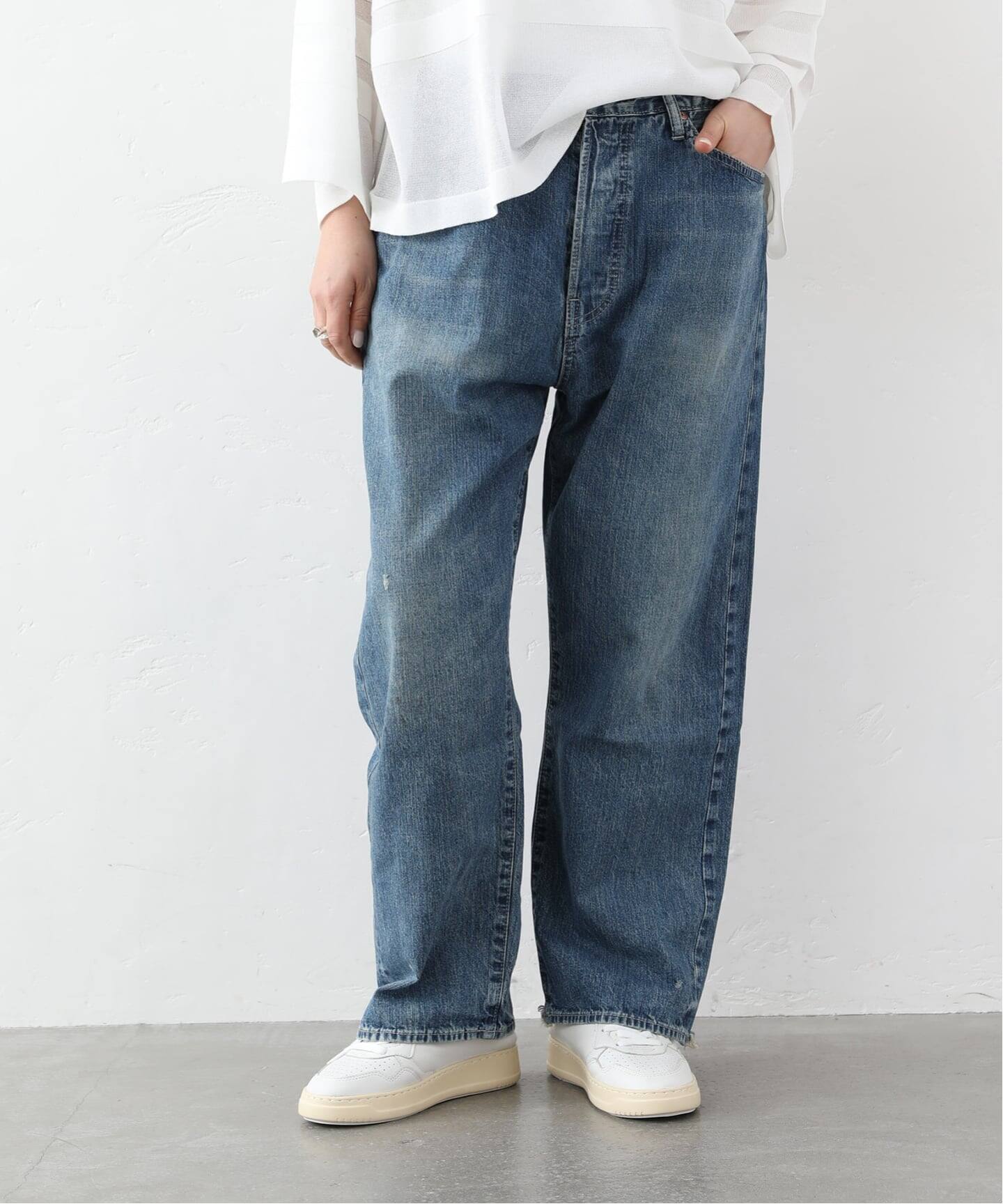 chimala】 for luxe ADJASTABLE WIDE TAPERED（045）（デニムパンツ