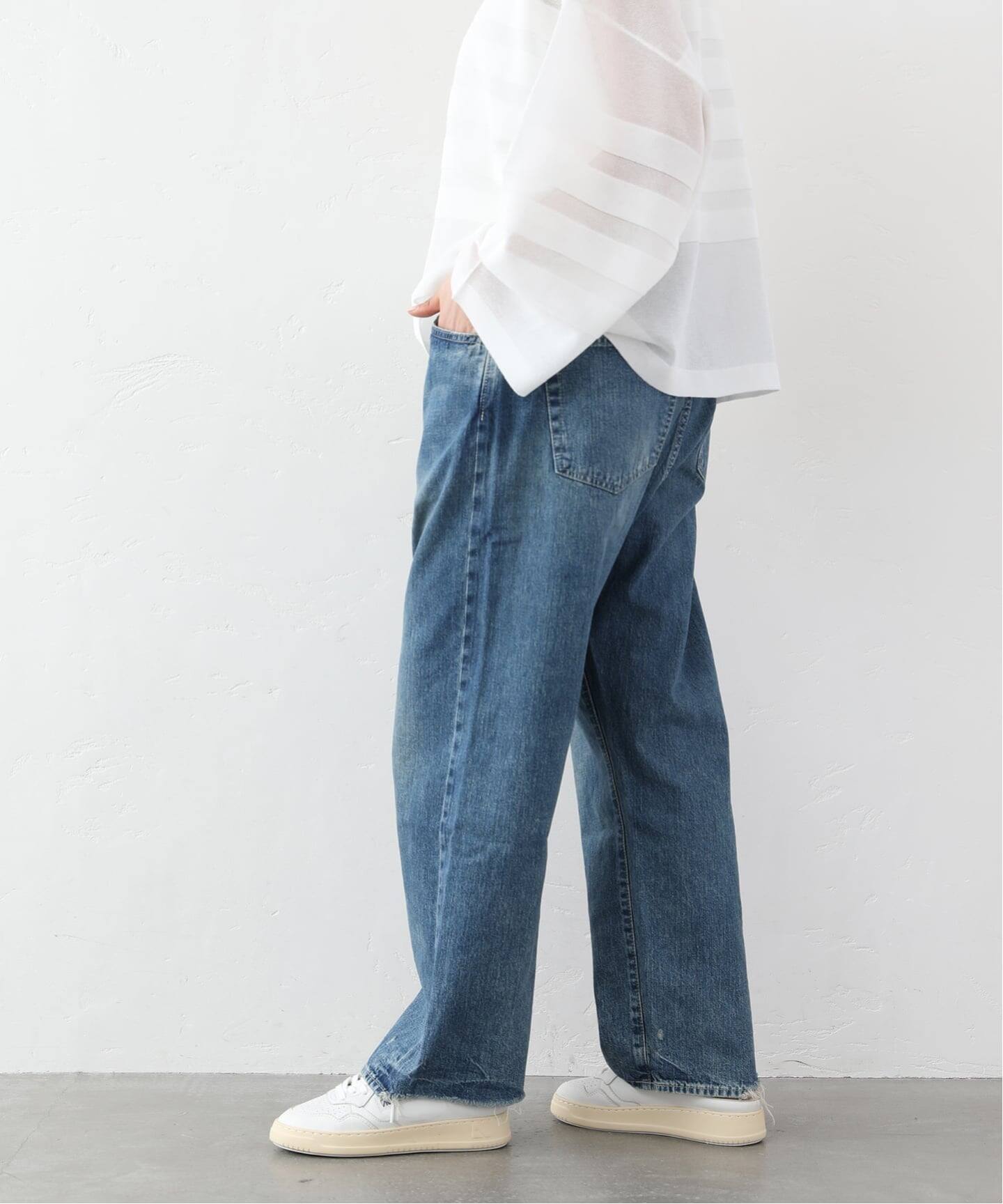 chimala】 for luxe ADJASTABLE WIDE TAPERED（045）（デニムパンツ