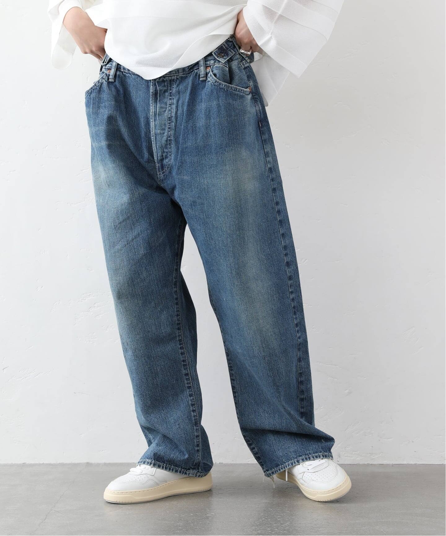 chimala】 for luxe ADJASTABLE WIDE TAPERED（045）（デニムパンツ