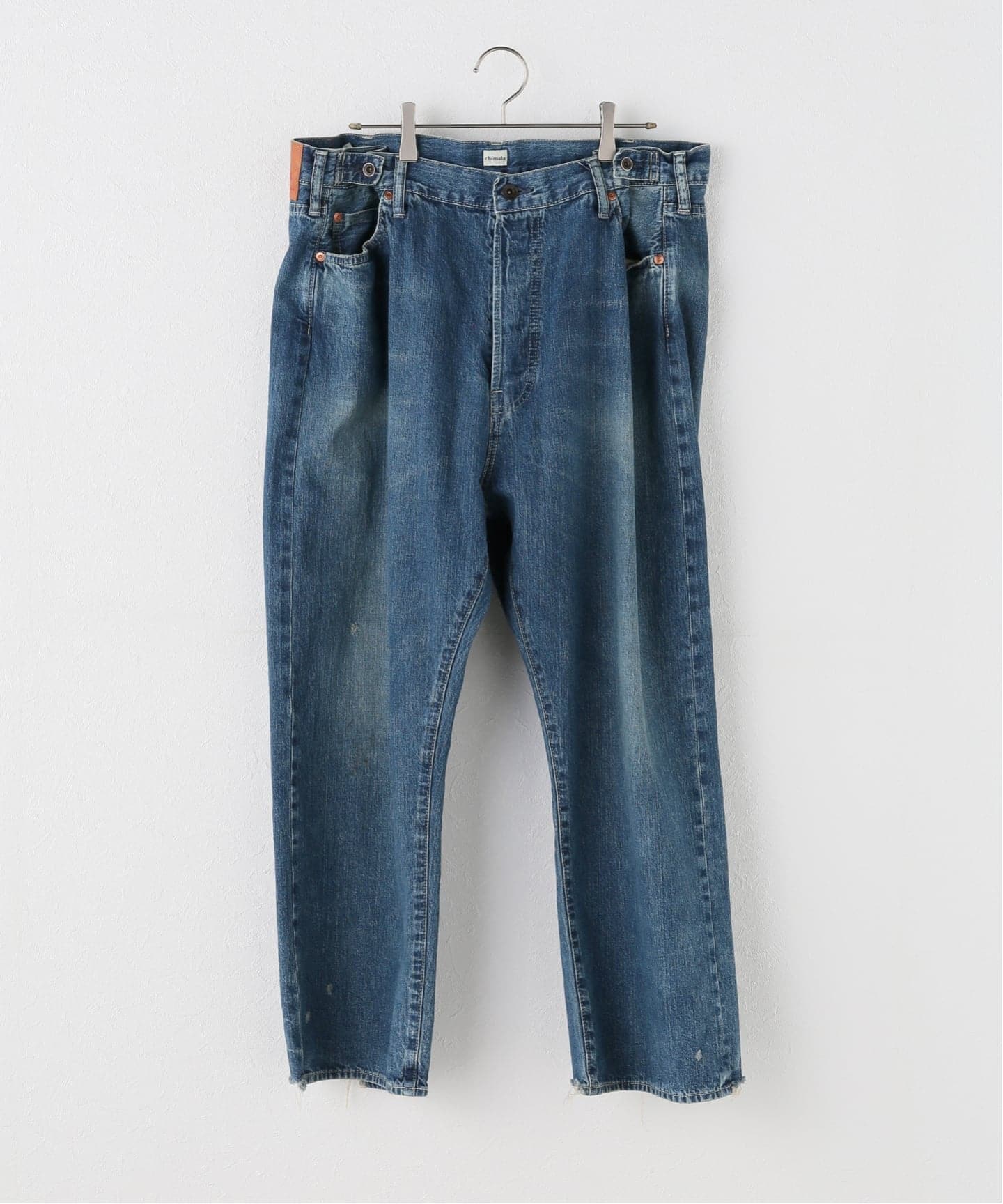 chimala/チマラBig denim(LUXE Special)アジャスター chimala】 for luxe ADJASTABLE WIDE TAPERED（045）（デニムパンツ