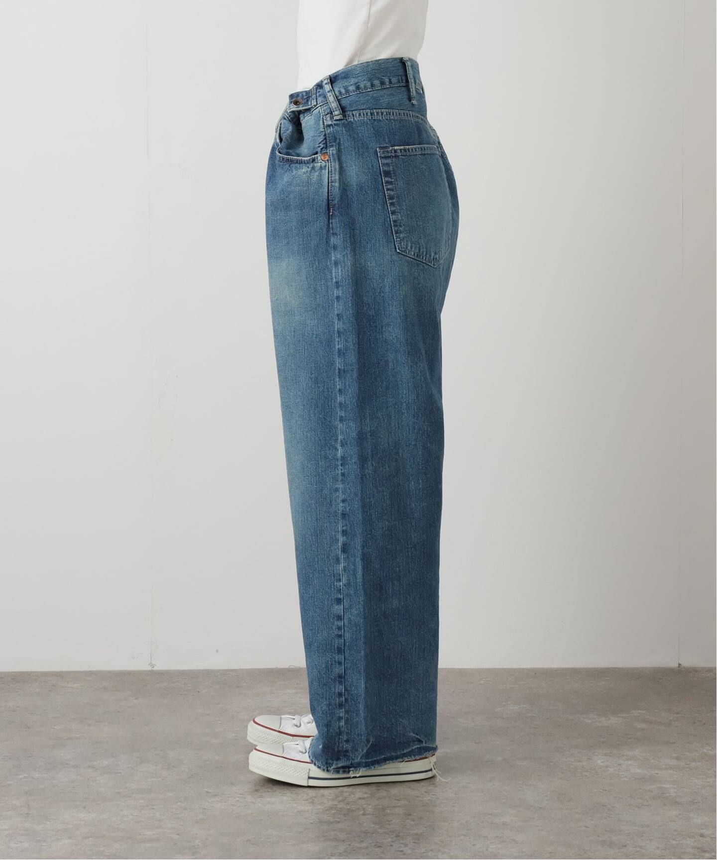 chimala】 for luxe ADJASTABLE WIDE TAPERED（045）（デニムパンツ