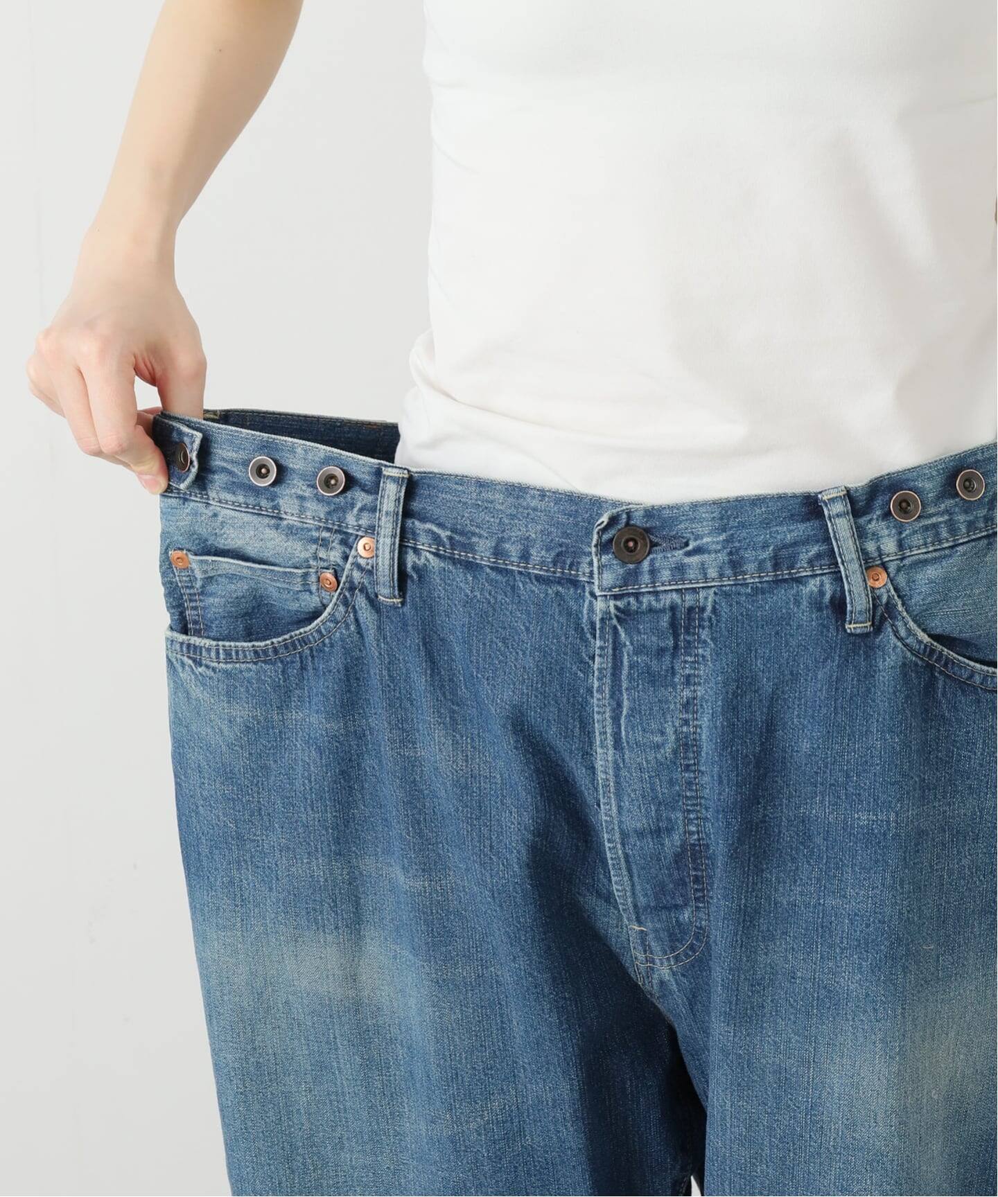 chimala】 for luxe ADJASTABLE WIDE TAPERED（045）（デニムパンツ