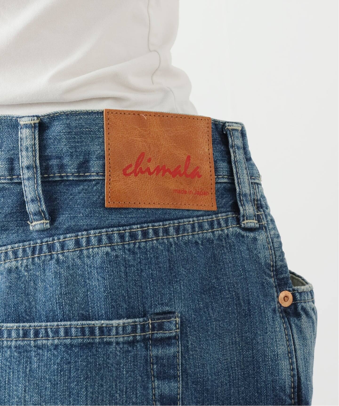 chimala】 for luxe ADJASTABLE WIDE TAPERED（045）（デニムパンツ