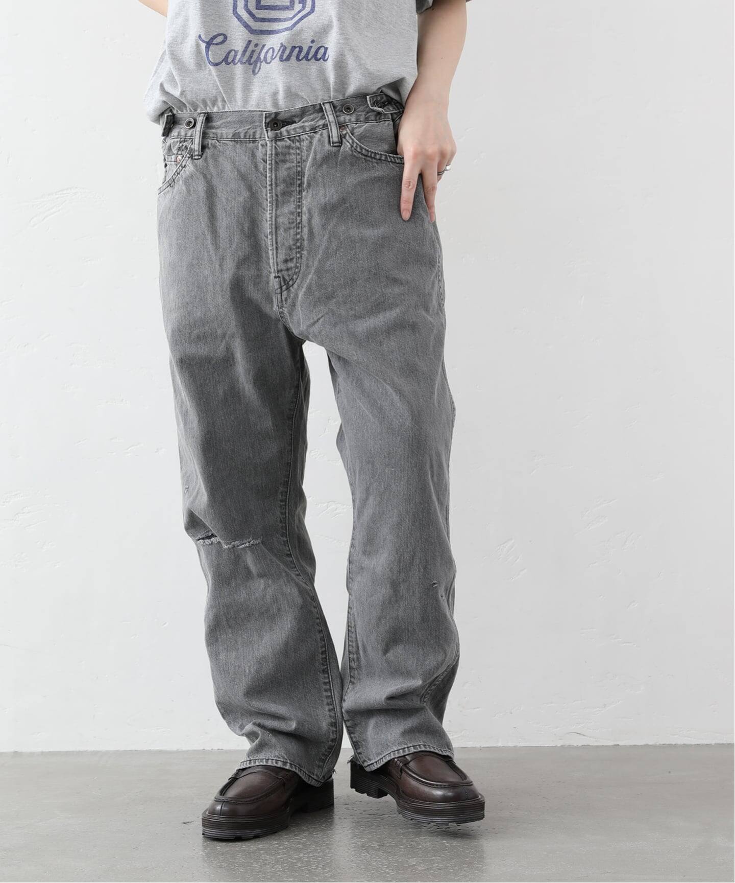 パンツ chimalafor luxe ADJUSTABLE WIDE TAPERED chimala】for luxe ADJASTABLE WIDE TAPERED（002）（デニムパンツ