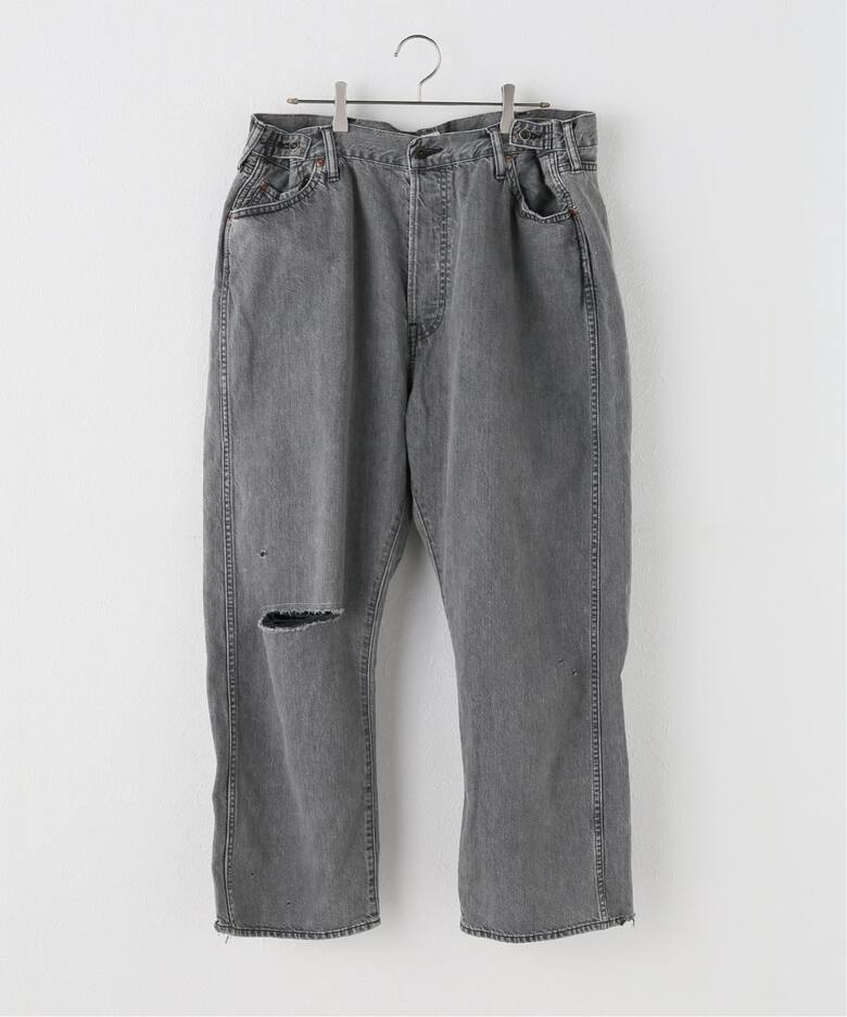 chimala】for luxe ADJASTABLE WIDE TAPERED（002）（デニムパンツ
