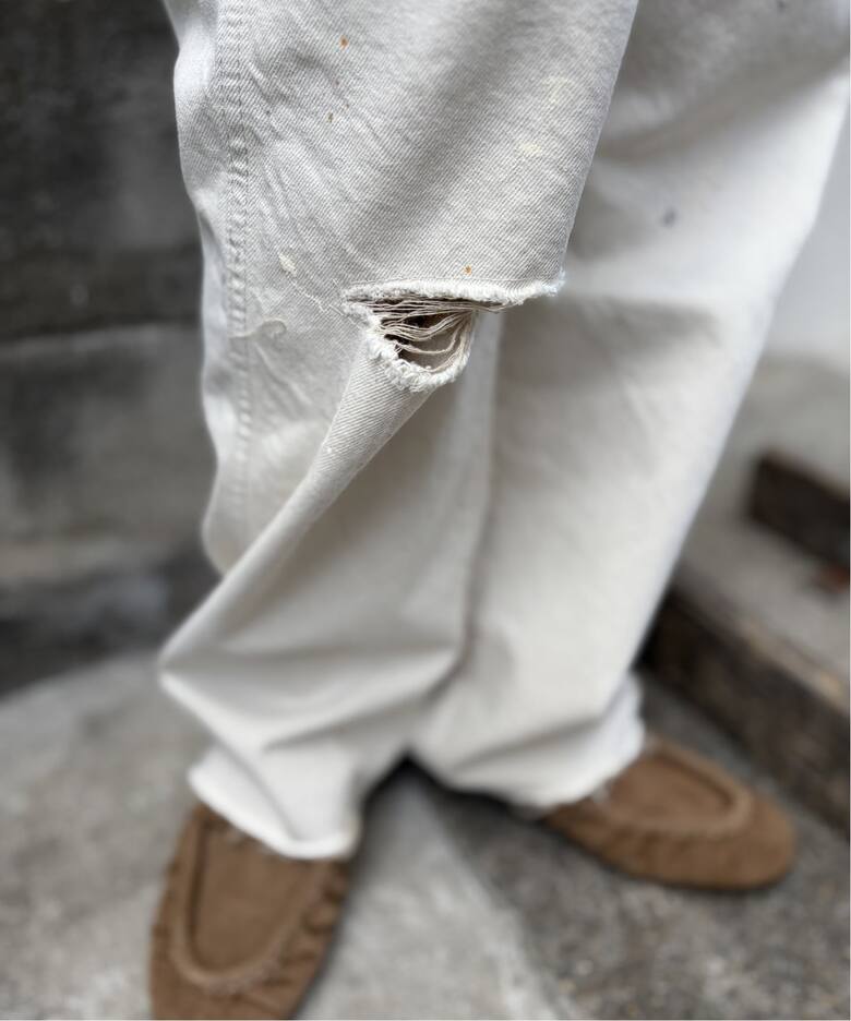 chimala】 for luxe ADJASTABLE WIDE TAPERED（016）（デニムパンツ 