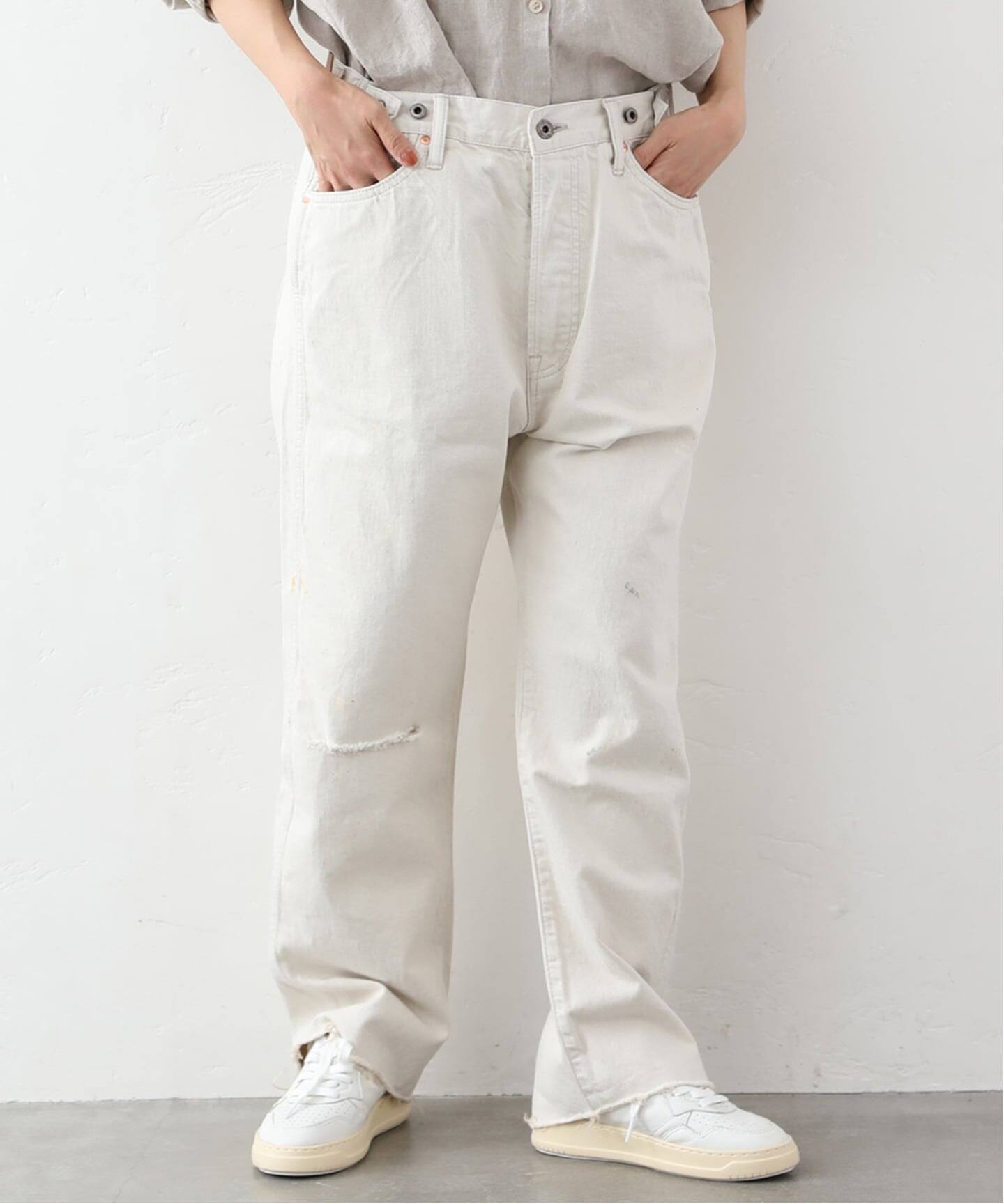 chimala】 for luxe ADJASTABLE WIDE TAPERED（016）（デニムパンツ