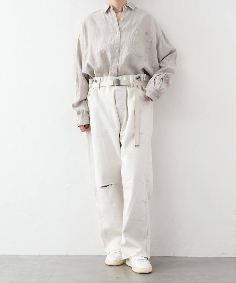 chimala】 for luxe ADJASTABLE WIDE TAPERED（016）（デニムパンツ 