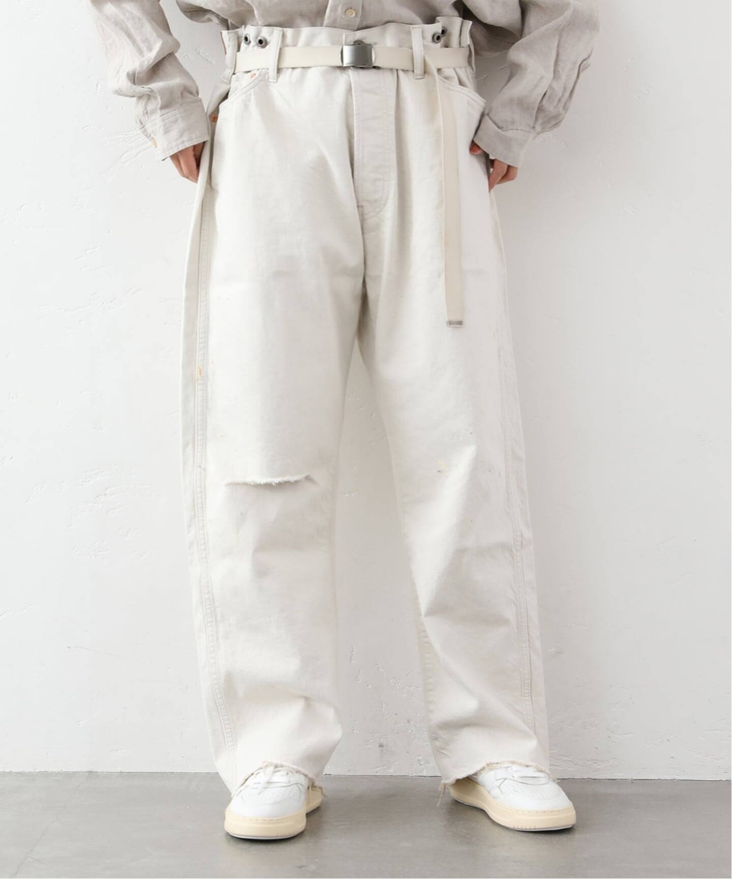 chimala】 for luxe ADJASTABLE WIDE TAPERED（016）（デニムパンツ