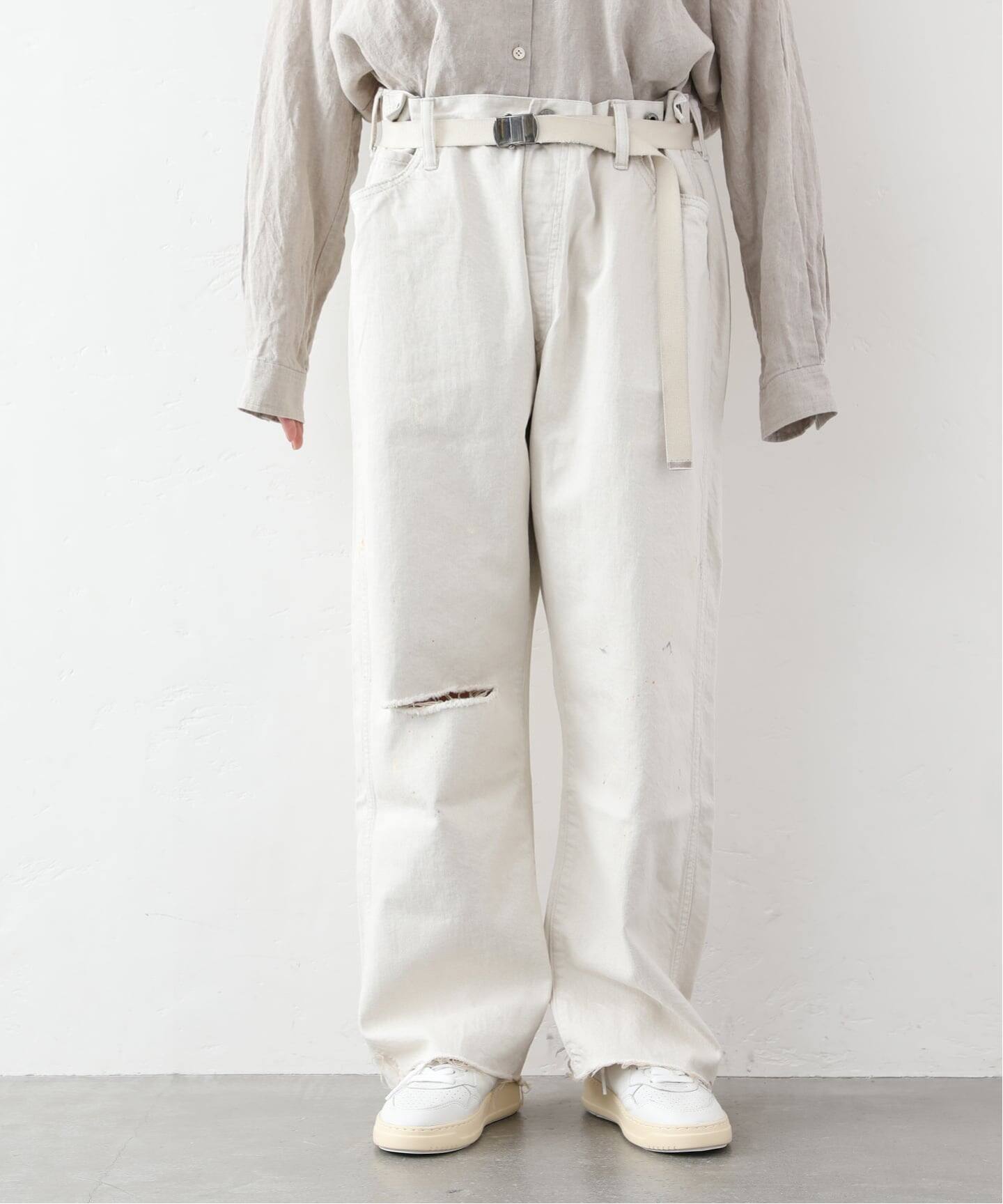 chimala】 for luxe ADJASTABLE WIDE TAPERED（016）（デニムパンツ