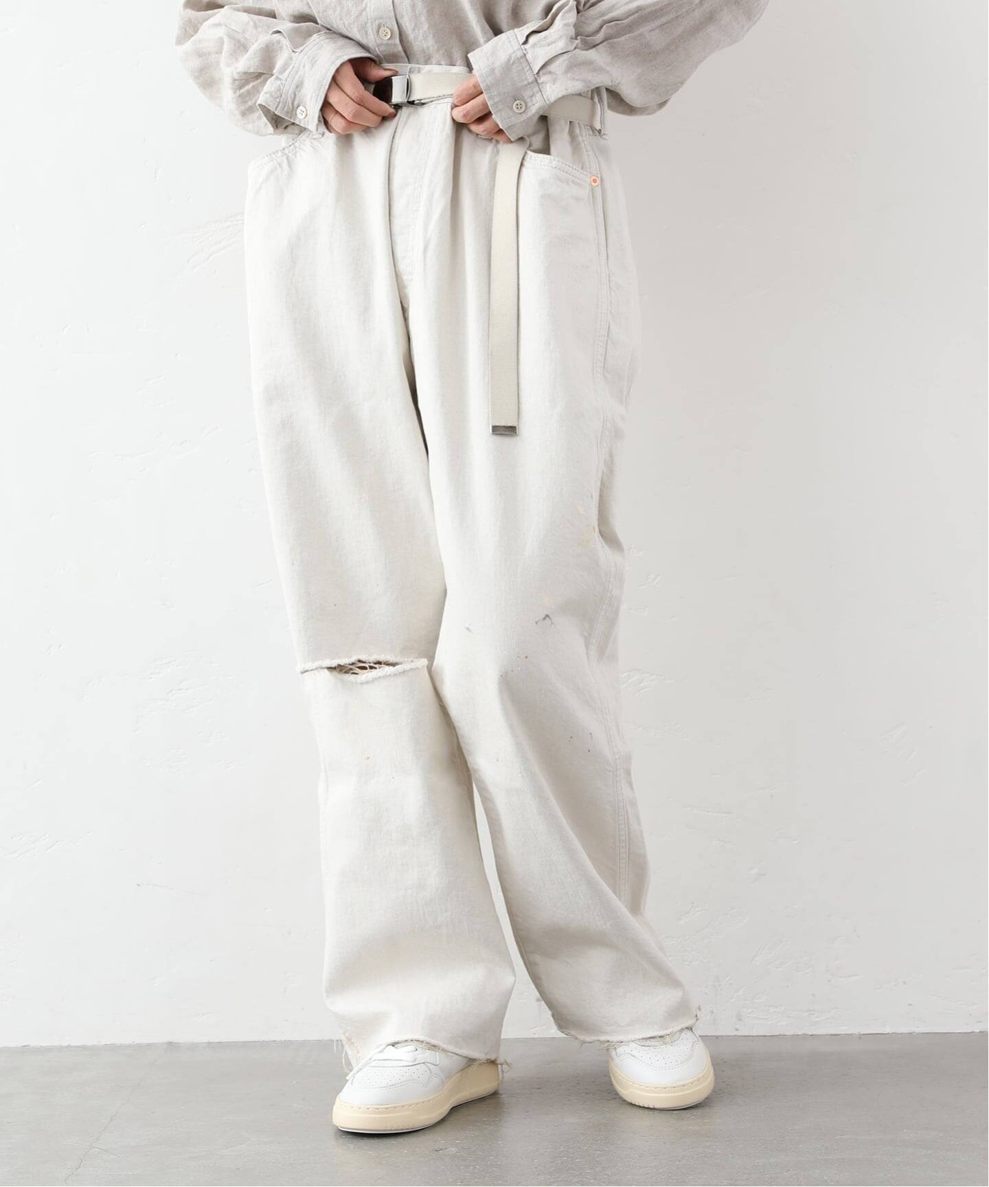 chimala】 for luxe ADJASTABLE WIDE TAPERED（016）（デニムパンツ