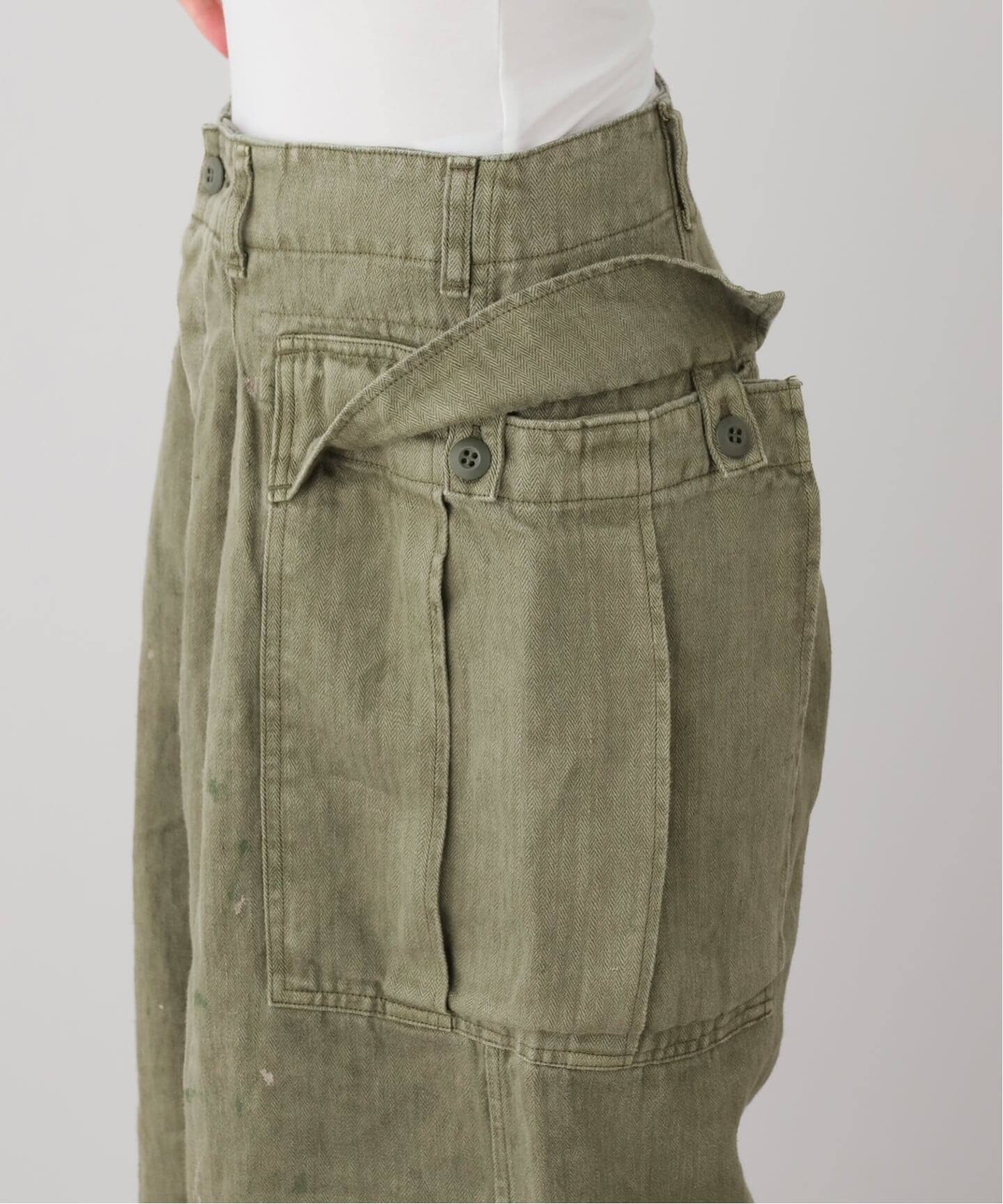 【HERILL】HBT Linen Cargopants (サイズ2) HERILL】HBT linen Cargopants（カーゴパンツ）｜journal standard