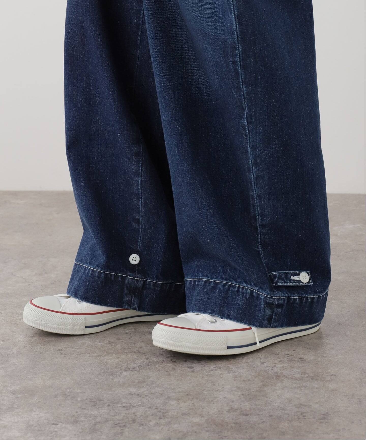 ES:S】 BAGGY TROUSER WITH STRAP（デニムパンツ・ジーンズ）｜journal