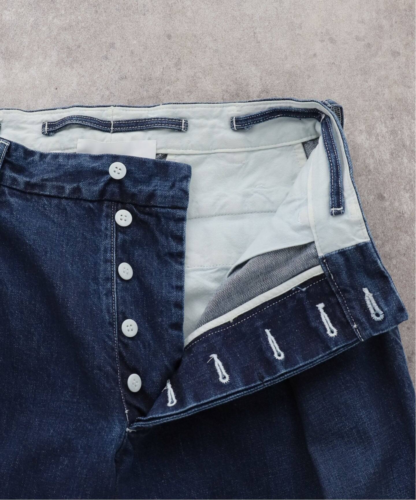 ES:S】 BAGGY TROUSER WITH STRAP（デニムパンツ・ジーンズ）｜journal