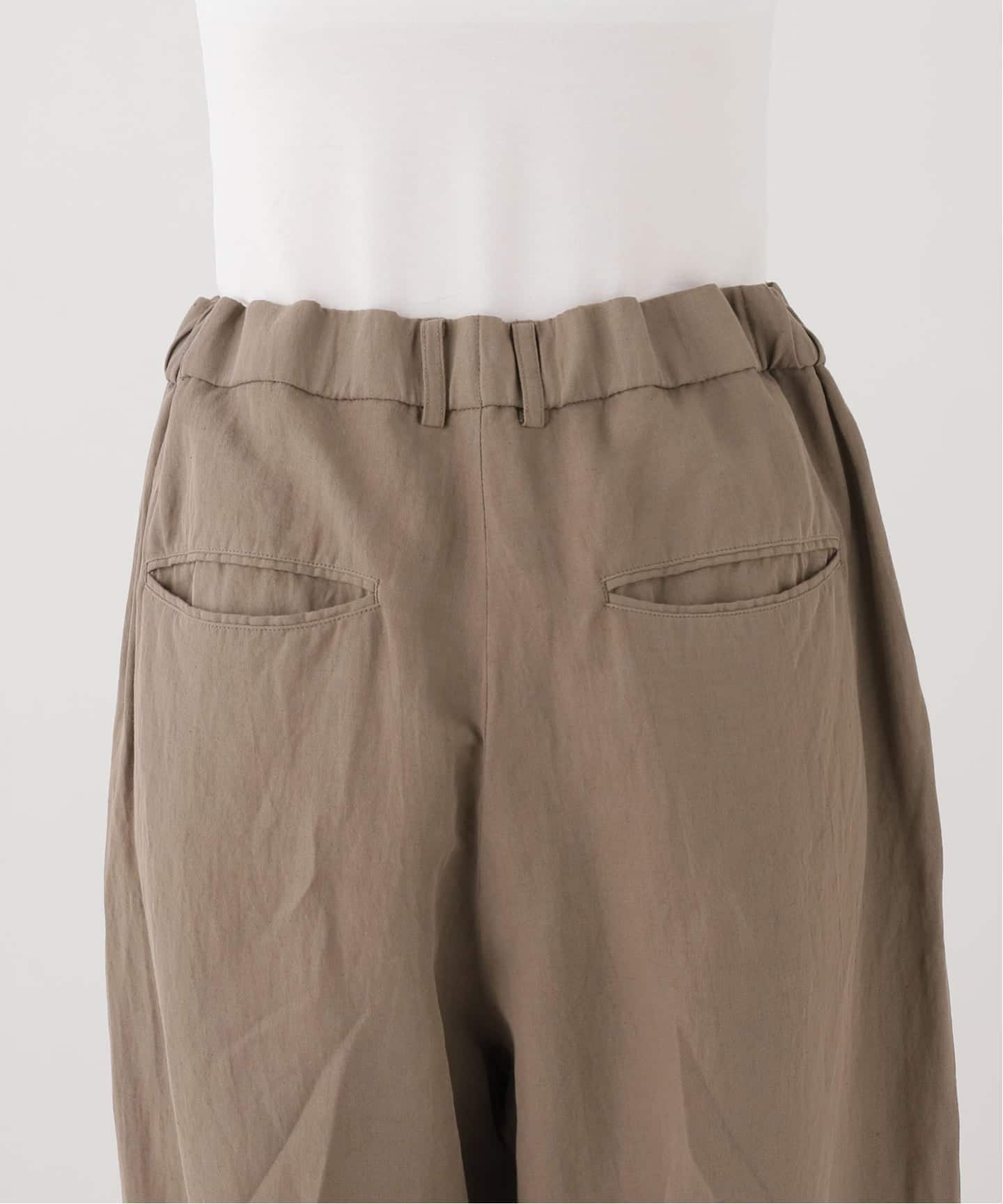 ATON】COTTON LINEN VOILE LOOSE FIT PANTS（その他パンツ）｜journal
