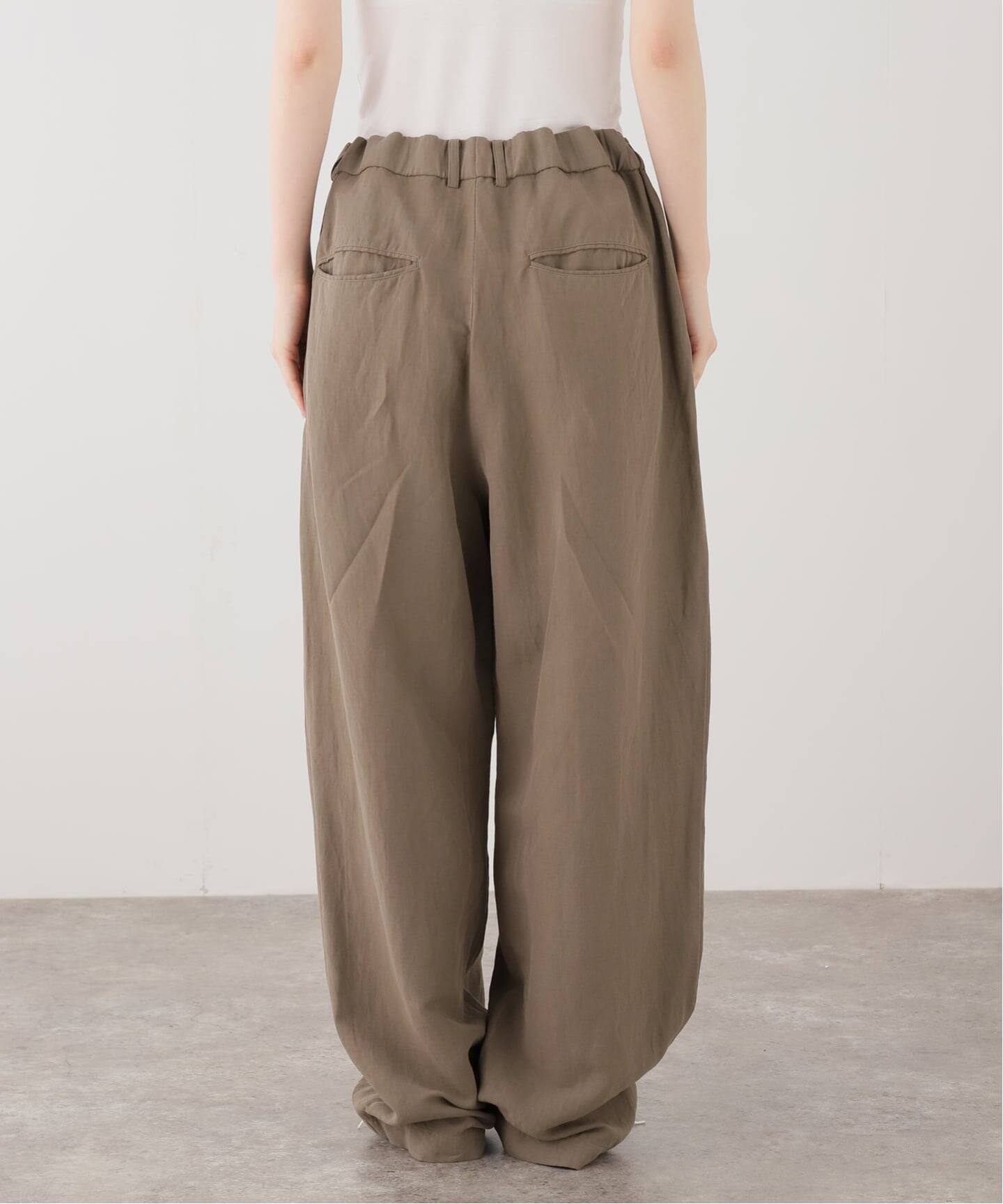 ATON】COTTON LINEN VOILE LOOSE FIT PANTS（その他パンツ）｜journal