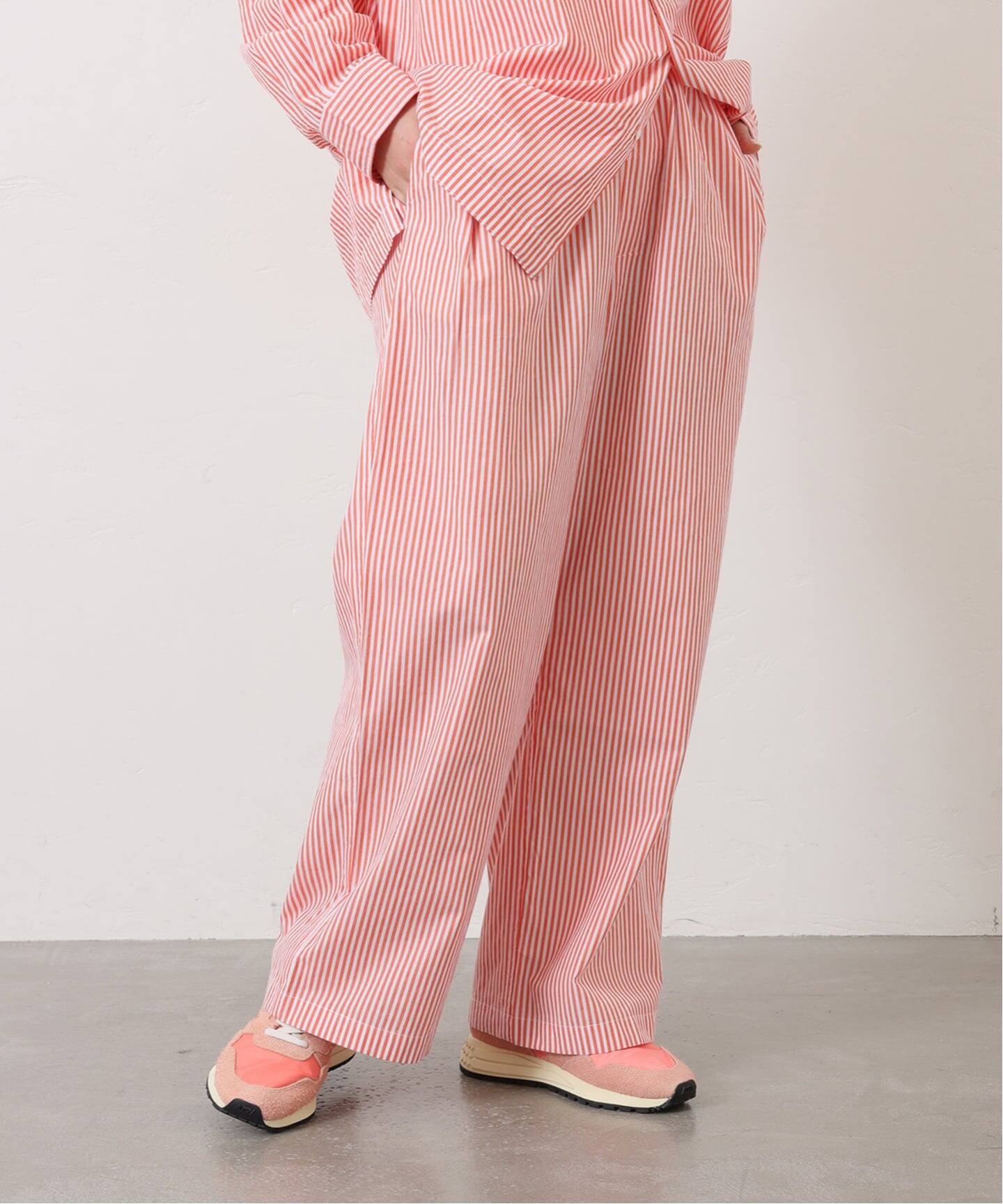 VAS-Y LENTEMENT】 POPLIN STRIPE EASY PANTS(その他パンツ VAS-Y LENTEMENT】 POPLIN STRIPE EASY PANTS(その他パンツ