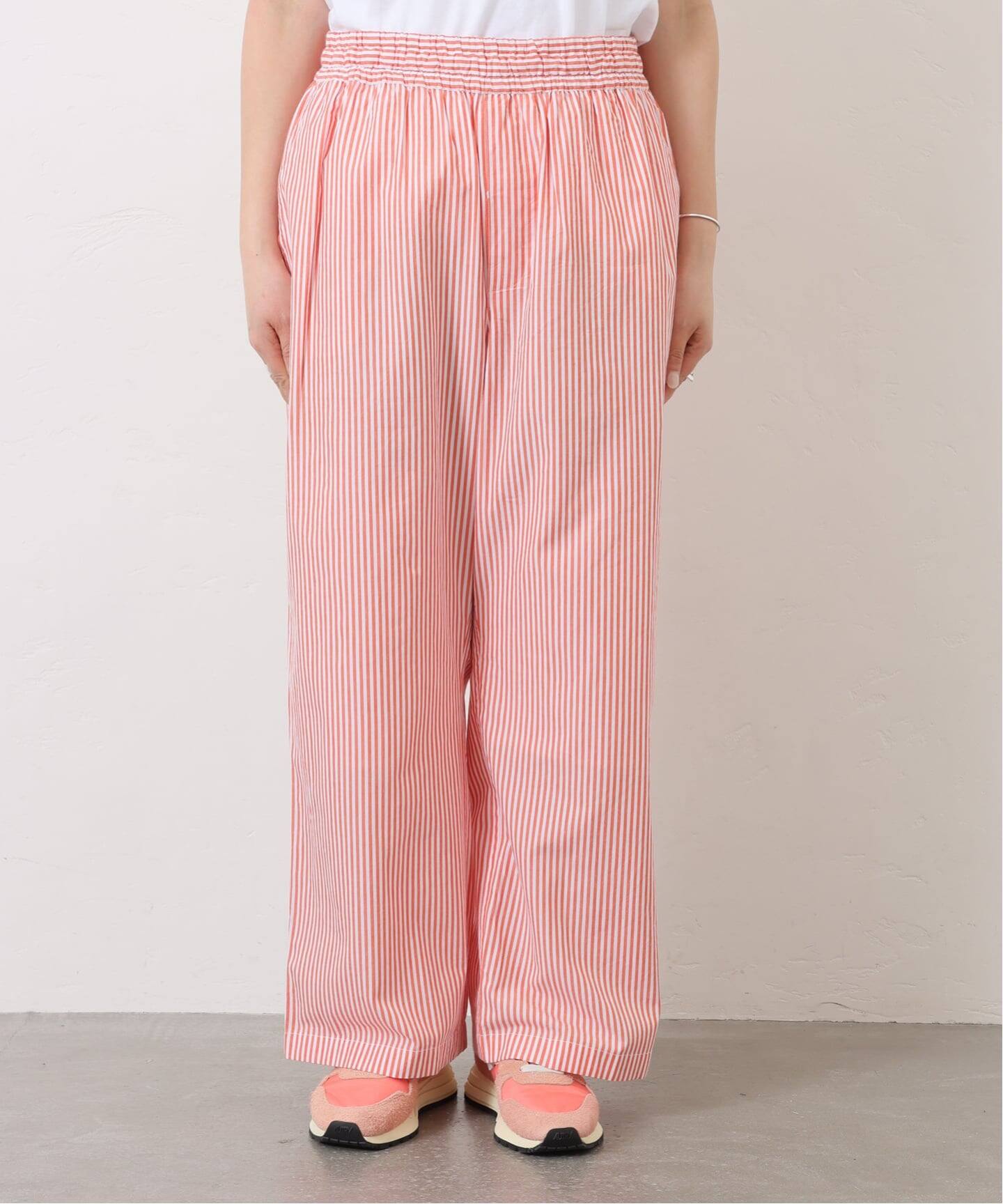 VAS-Y LENTEMENT】 POPLIN STRIPE EASY PANTS（その他パンツ