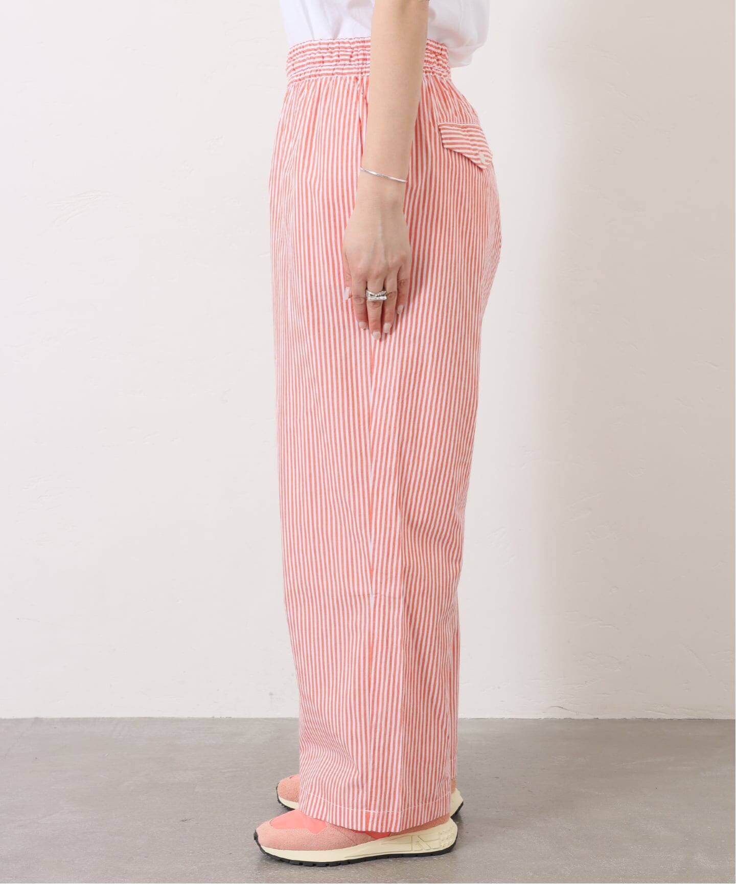 VAS-Y LENTEMENT】 POPLIN STRIPE EASY PANTS（その他パンツ