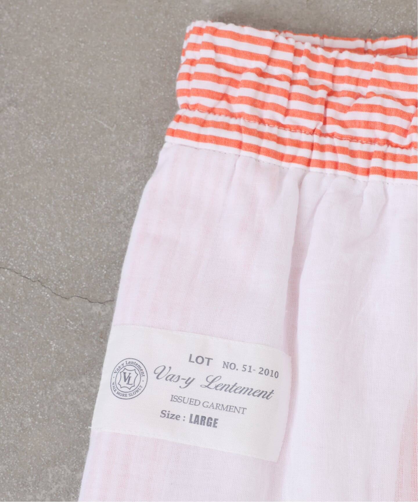 VAS-Y LENTEMENT】 POPLIN STRIPE EASY PANTS（その他パンツ