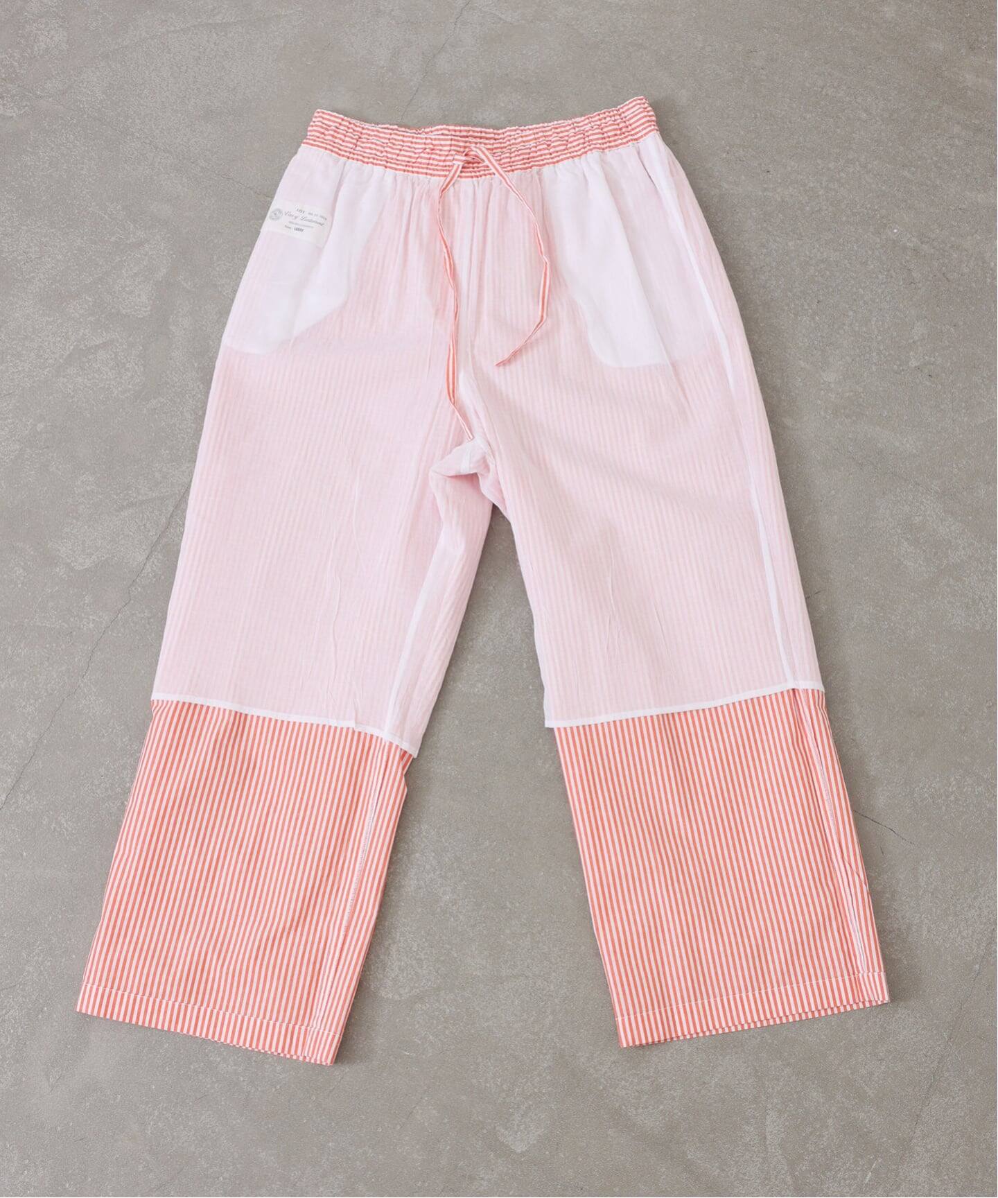 VAS-Y LENTEMENT】 POPLIN STRIPE EASY PANTS（その他パンツ