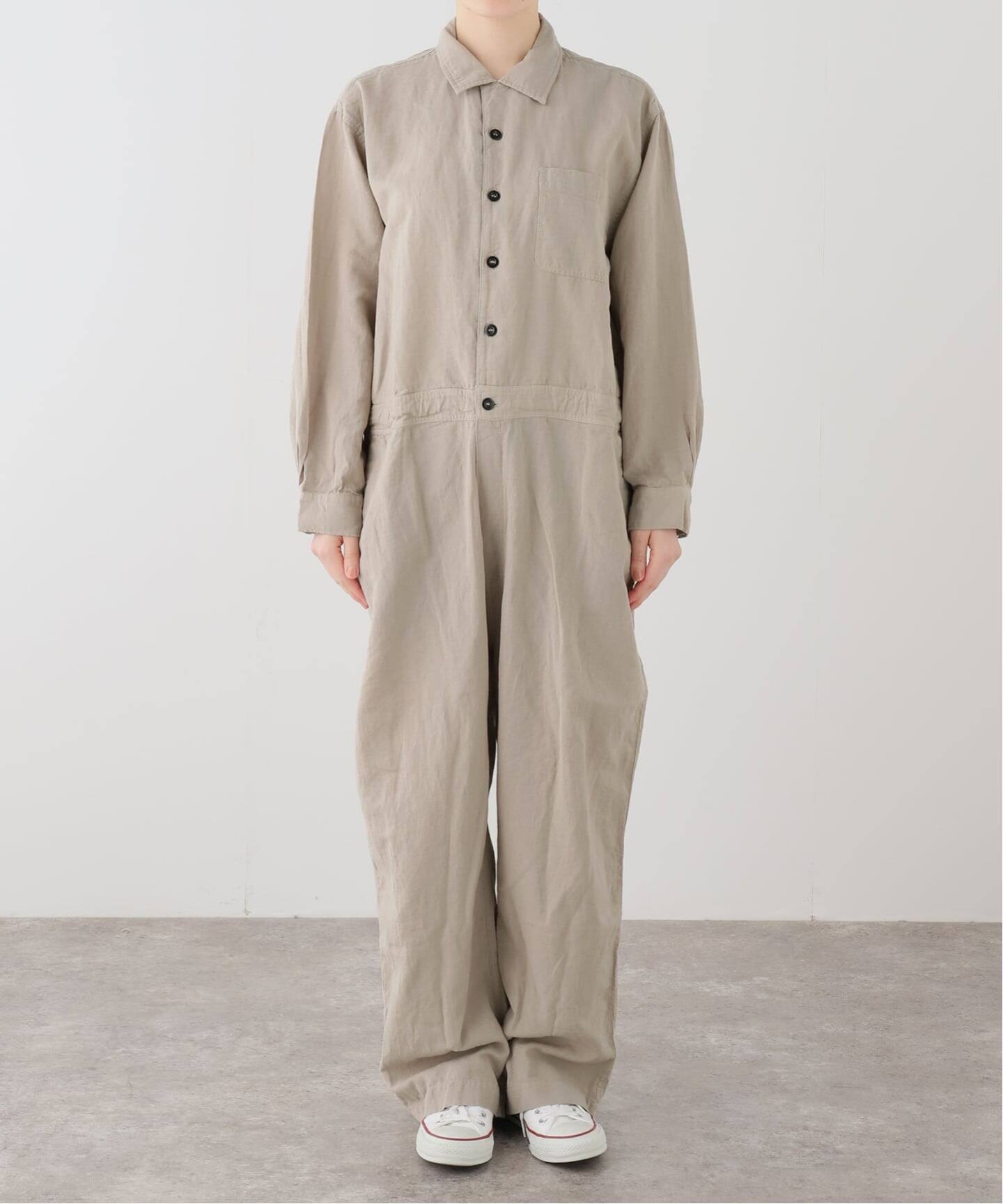 HTS】COTTON LINEN OVERALLS（つなぎ／オールインワン）｜journal