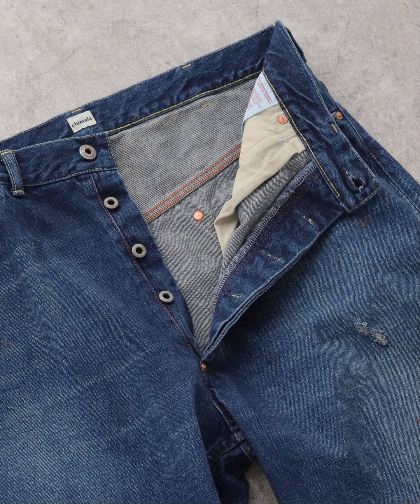 chimala/チマラ　DENIM BAGGY CUT chimala】13.5OZ SELVEDGE DENIM BAGGY CUT（デニムパンツ・ジーンズ
