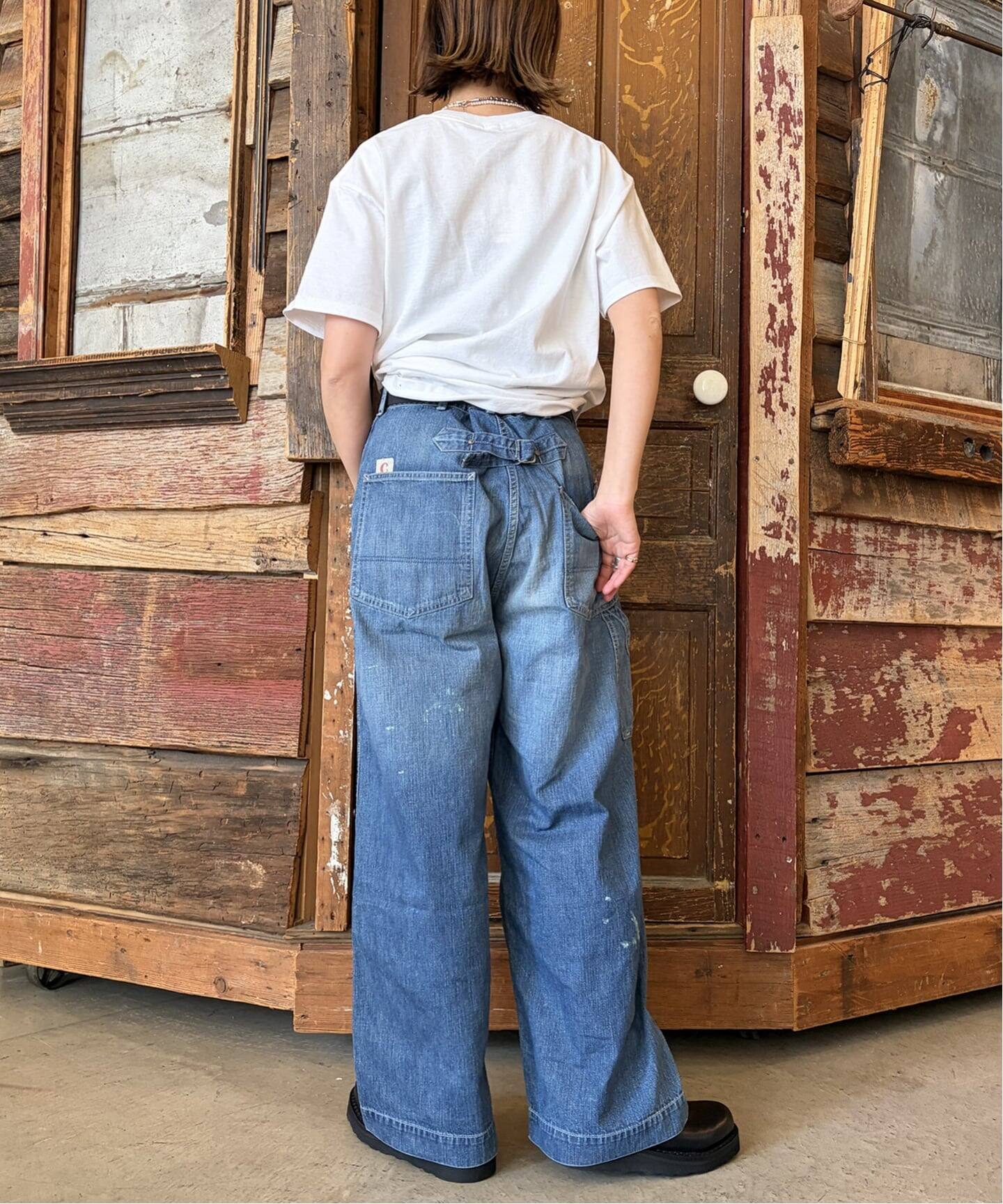 chimala デニムパンツ26 journal standard luxe chimala】DOUBLE KNEE PAINTER PANTS（デニムパンツ・ジーンズ