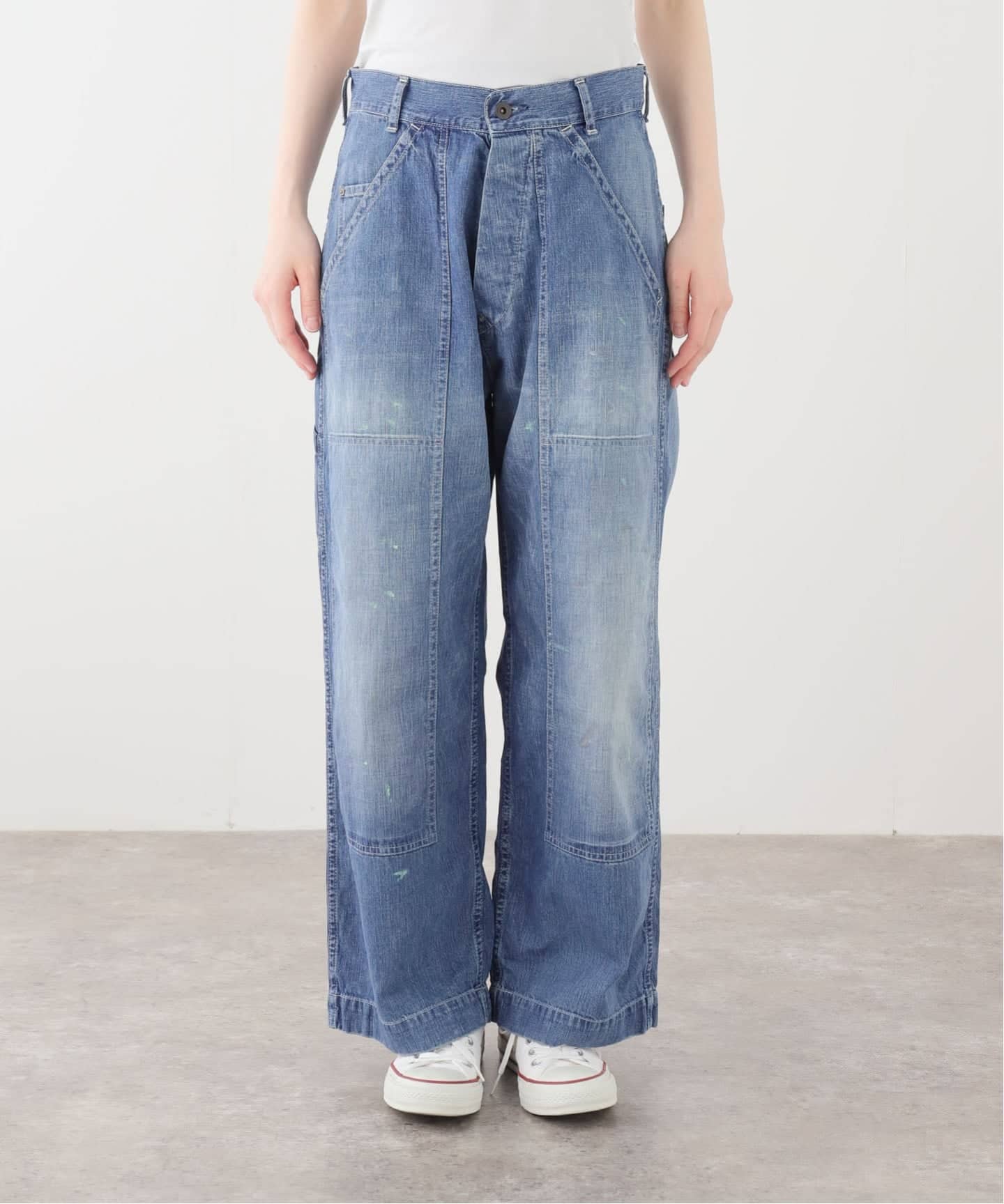 chimala】DOUBLE KNEE PAINTER PANTS（デニムパンツ・ジーンズ