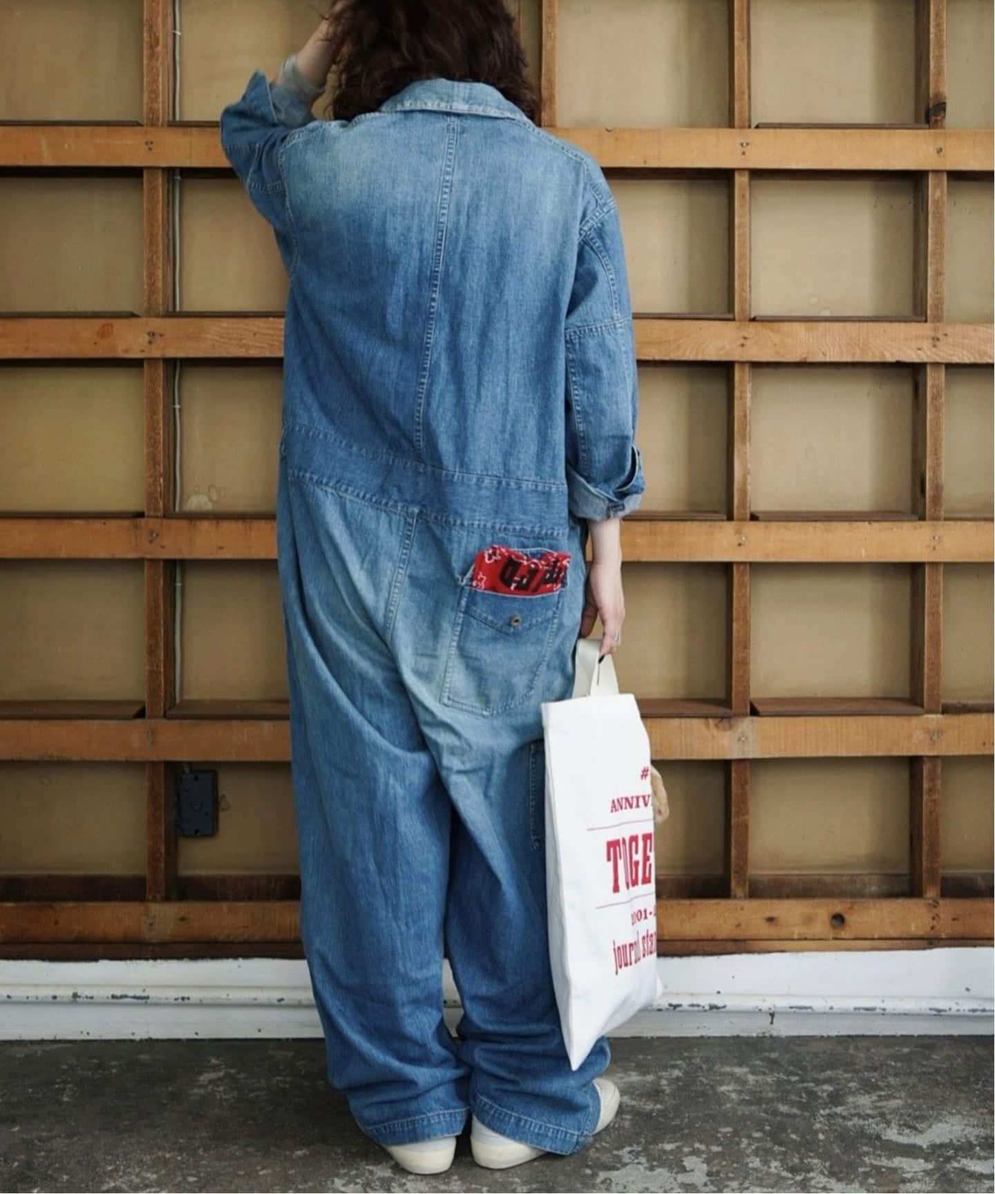 chimala】for luxe DENIM ALL IN ONE（つなぎ／オールインワン