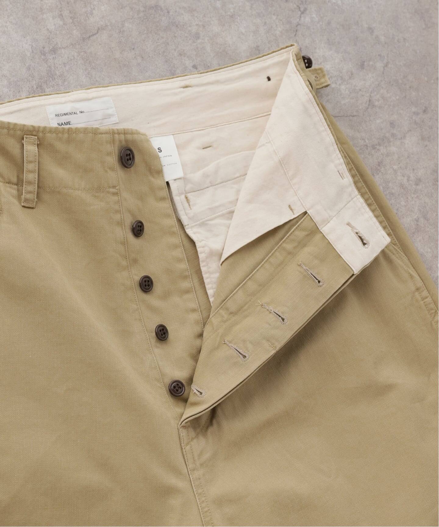 ☆2026SSchimala（チマラ）　US ARMY CHINO 別注】chimala チマラ US ARMY CHINO TROUSERS チノパンツ shorter