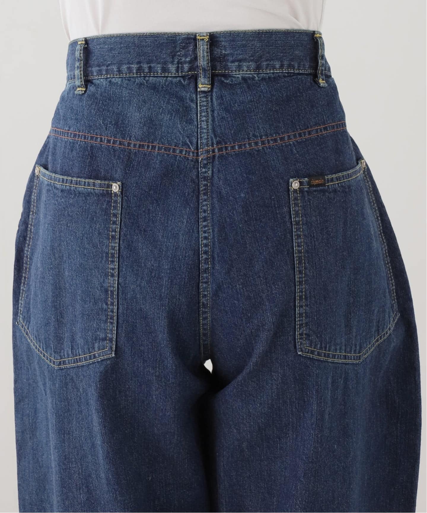 chimala】 UNISEX 12.5OZ DENIM WAIST ADJUSTA（デニムパンツ