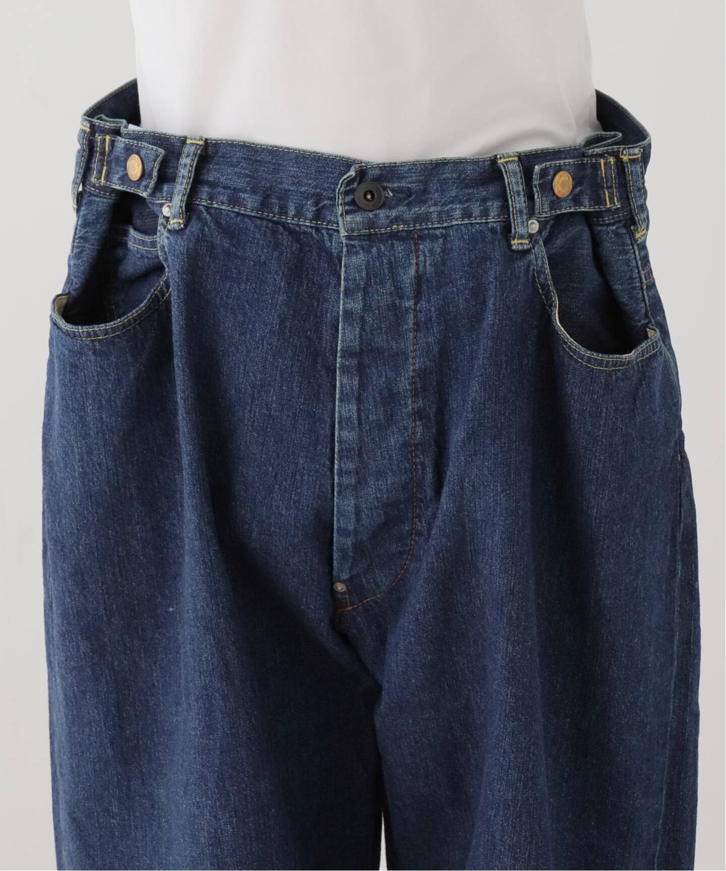 chimala】 UNISEX 12.5OZ DENIM WAIST ADJUSTA（デニムパンツ
