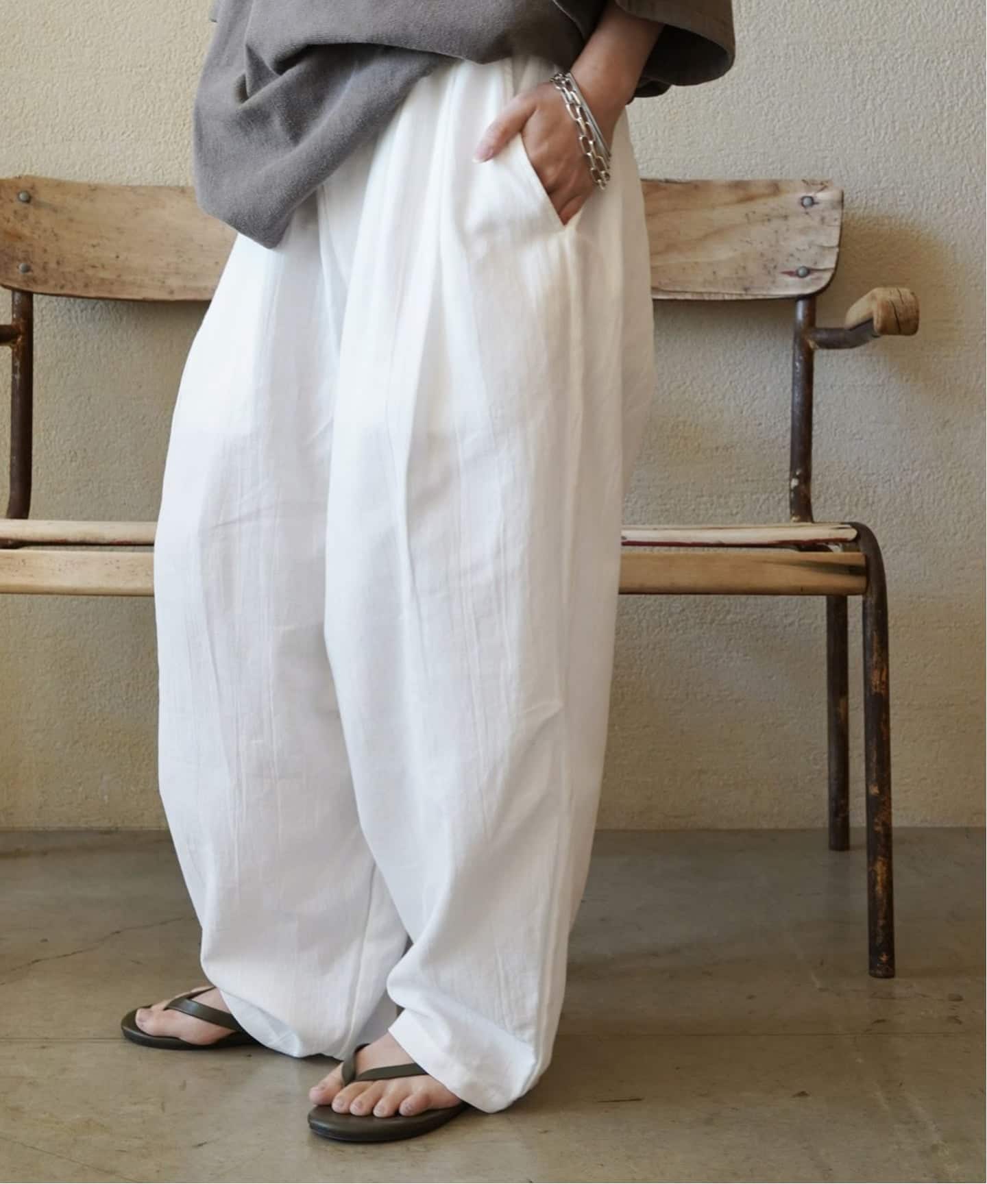 THING FABRICS】 Wide Tapered Pants（その他パンツ）｜journal