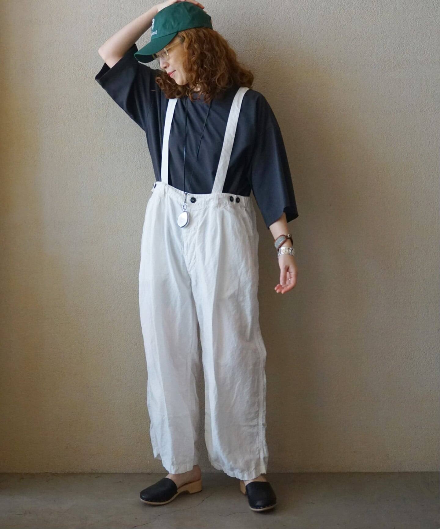 ARMEN 】LINEN/COTTON PLAIN OVERDYE ADJUSTE（その他パンツ