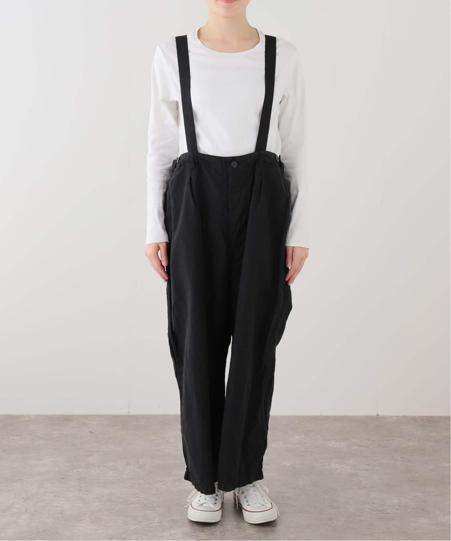 ARMEN 】LINEN/COTTON PLAIN OVERDYE ADJUSTE（その他パンツ