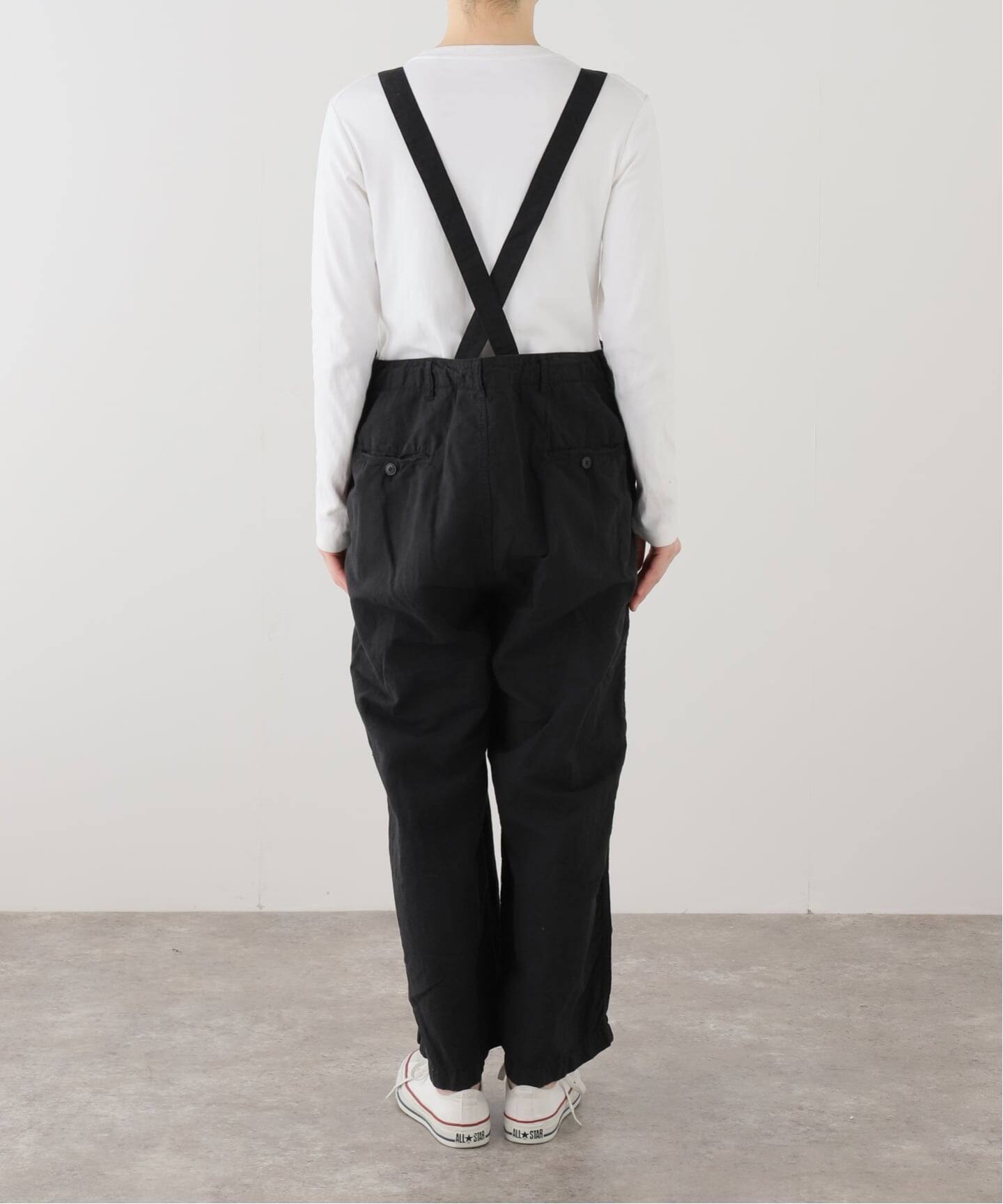 ARMEN 】LINEN/COTTON PLAIN OVERDYE ADJUSTE（その他パンツ