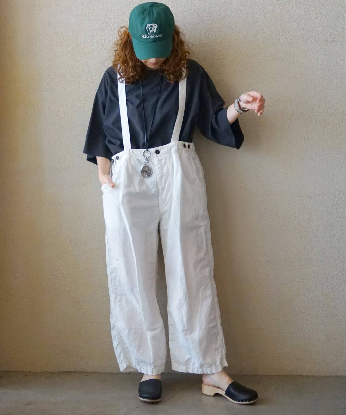 ARMEN 】LINEN/COTTON PLAIN OVERDYE ADJUSTE（その他パンツ