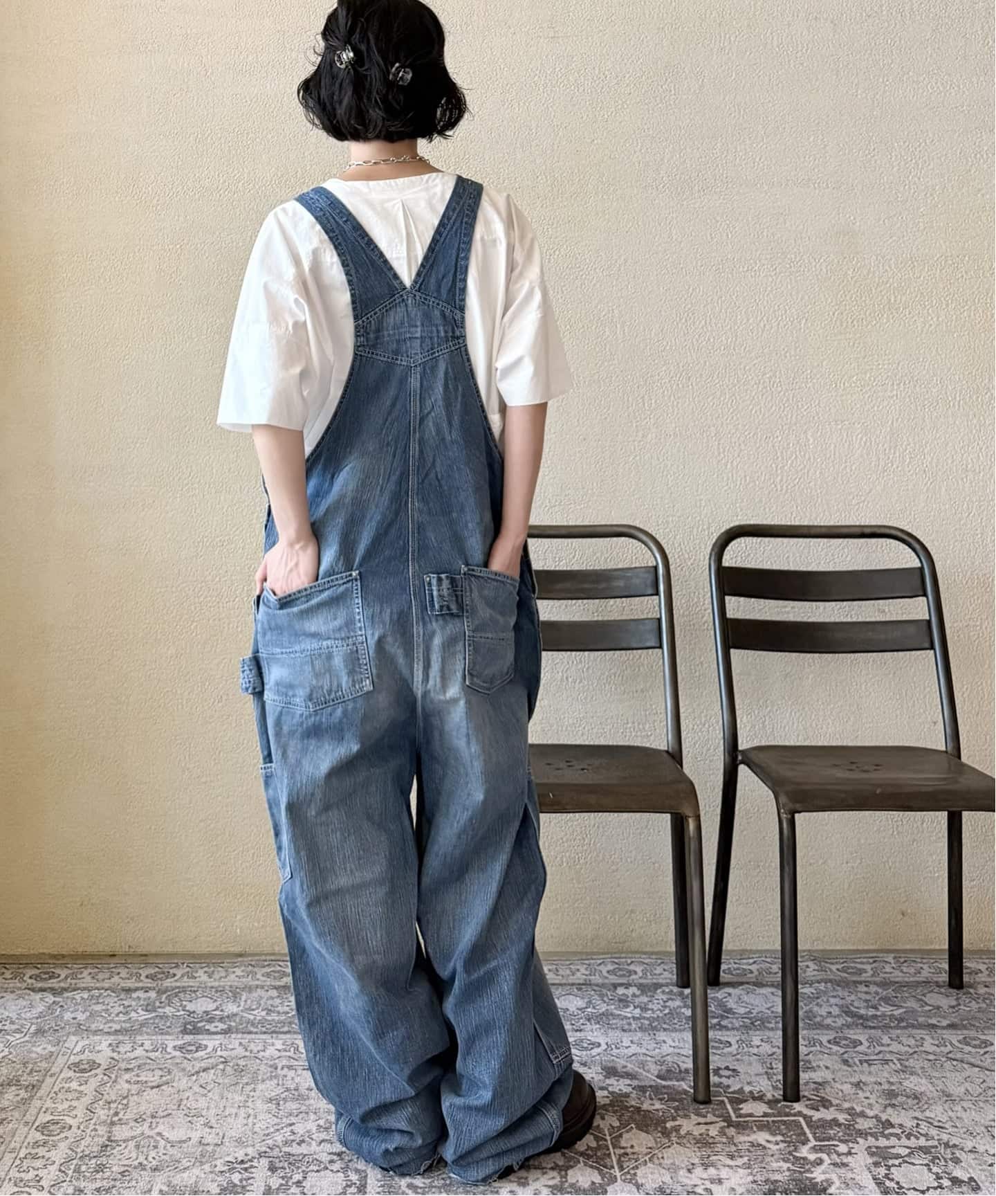 chimala】 8.5OZ W WIDTH DENIM OVERALL（サロペット／オーバーオール