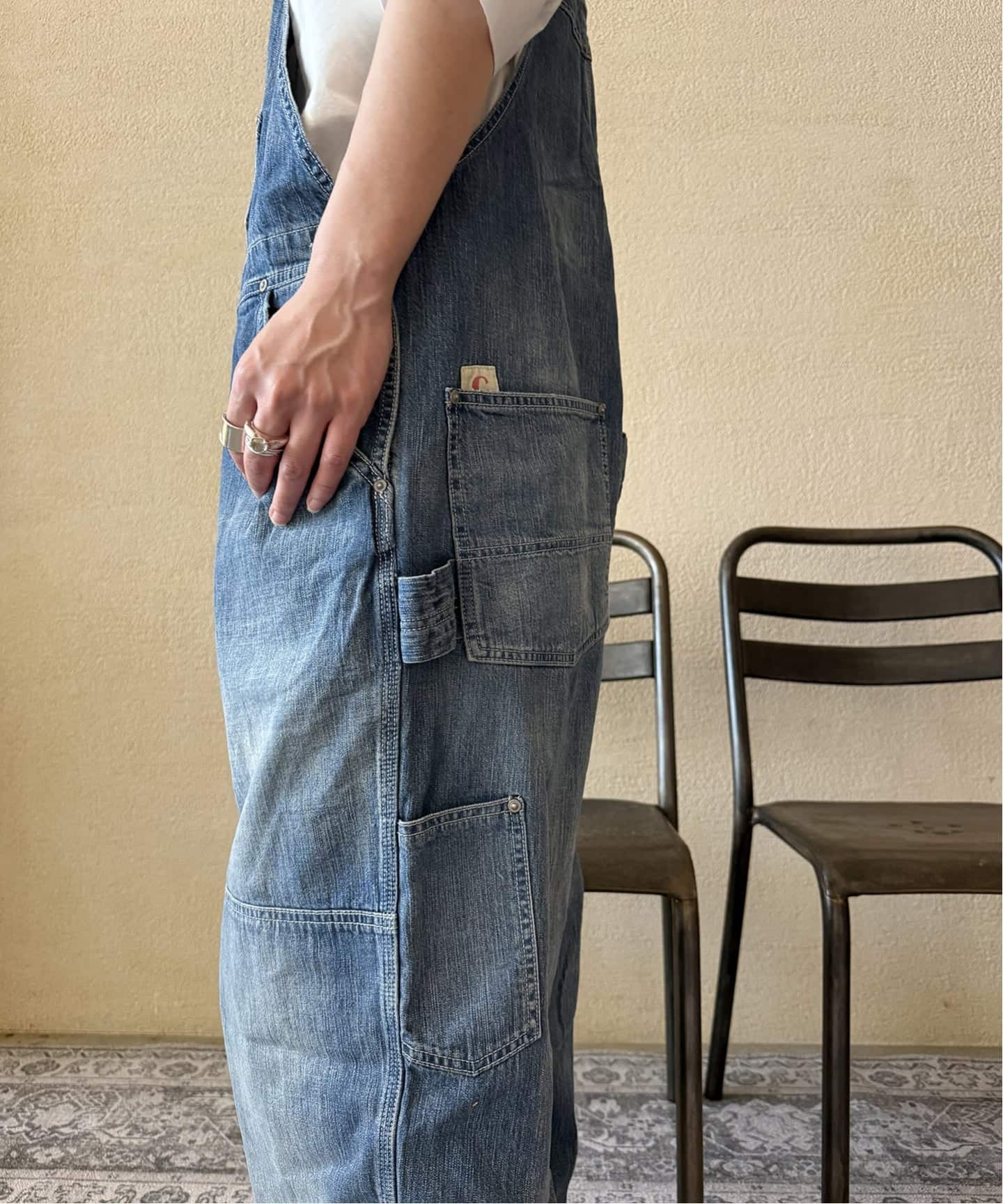chimala】 8.5OZ W WIDTH DENIM OVERALL（サロペット／オーバーオール