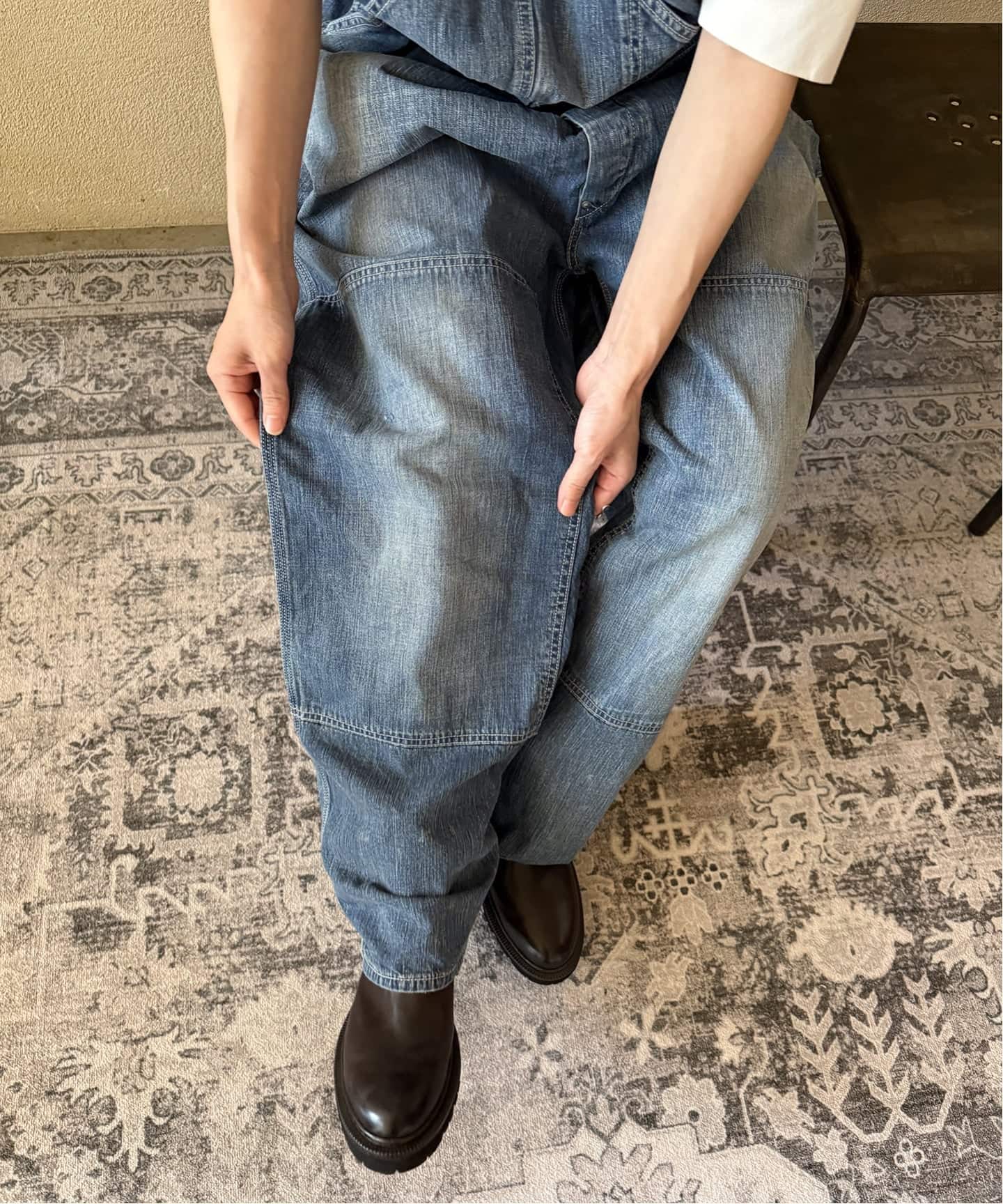 chimala】 8.5OZ W WIDTH DENIM OVERALL（サロペット／オーバーオール