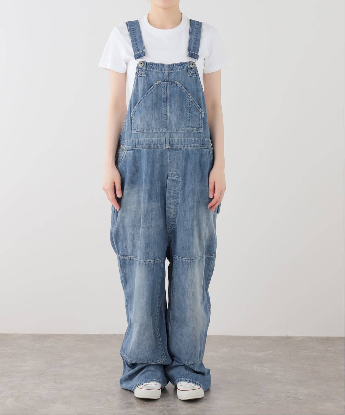 chimala】 8.5OZ W WIDTH DENIM OVERALL（サロペット／オーバーオール