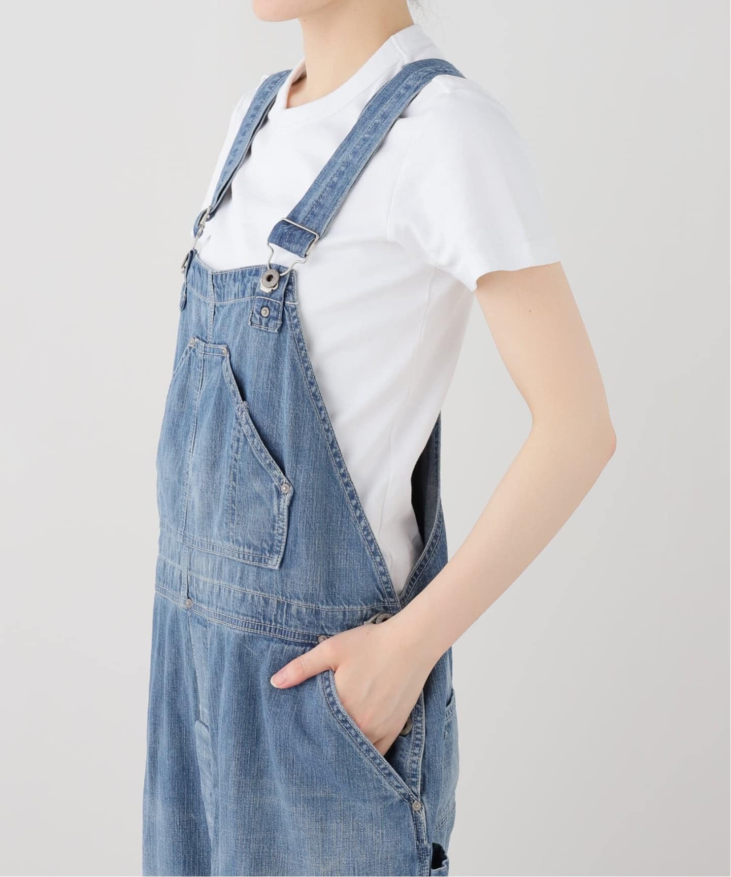 chimala】 8.5OZ W WIDTH DENIM OVERALL（サロペット／オーバーオール
