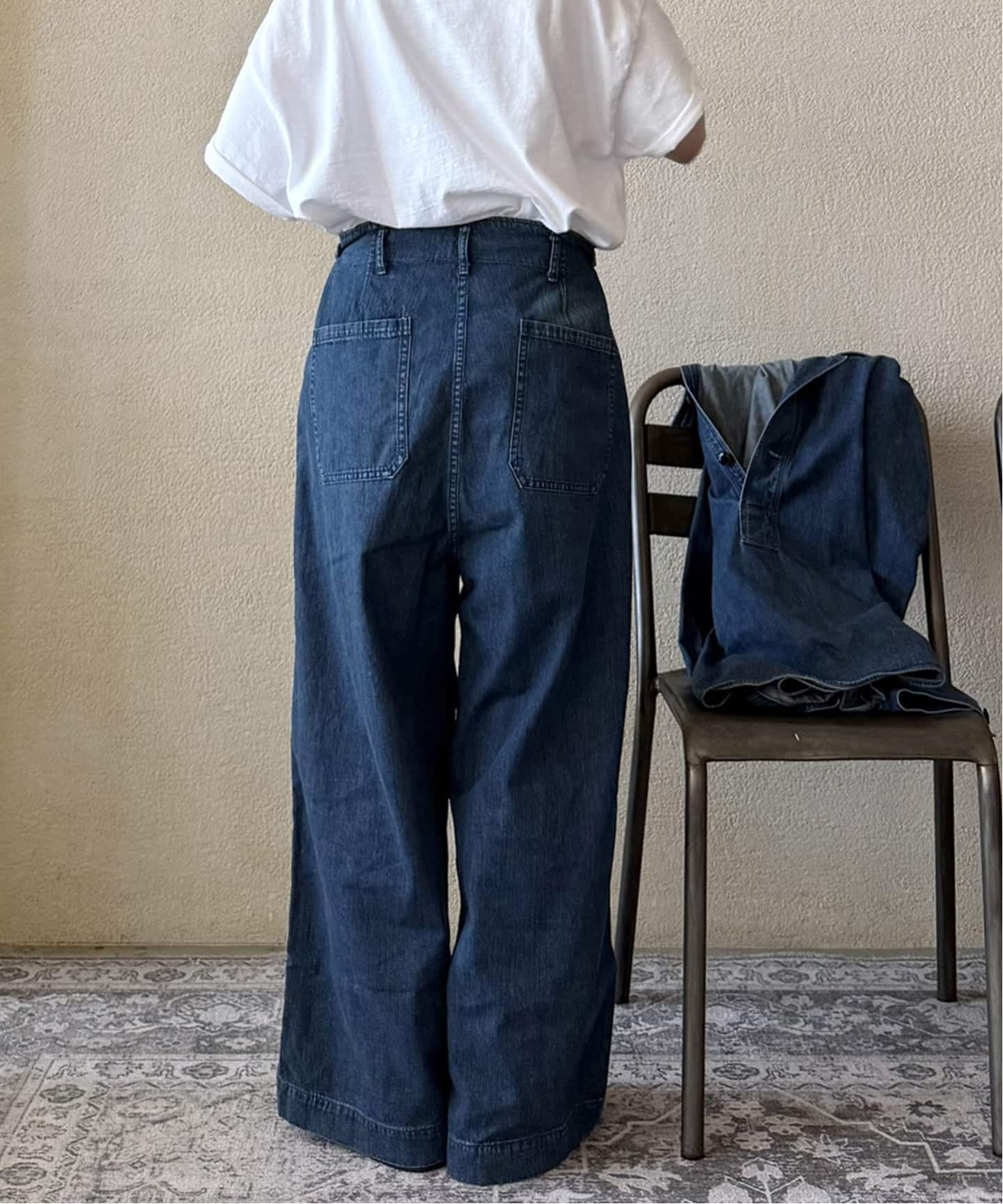 chimala】 US NAVY DENIM TROUSERS（デニムパンツ・ジーンズ