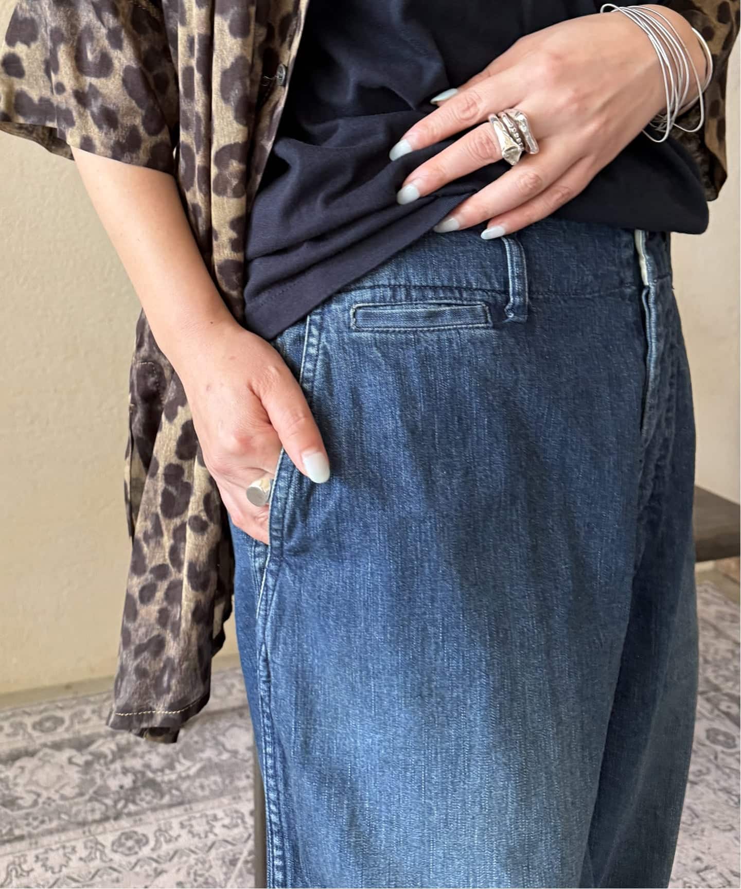 chimala】 US NAVY DENIM TROUSERS（デニムパンツ・ジーンズ