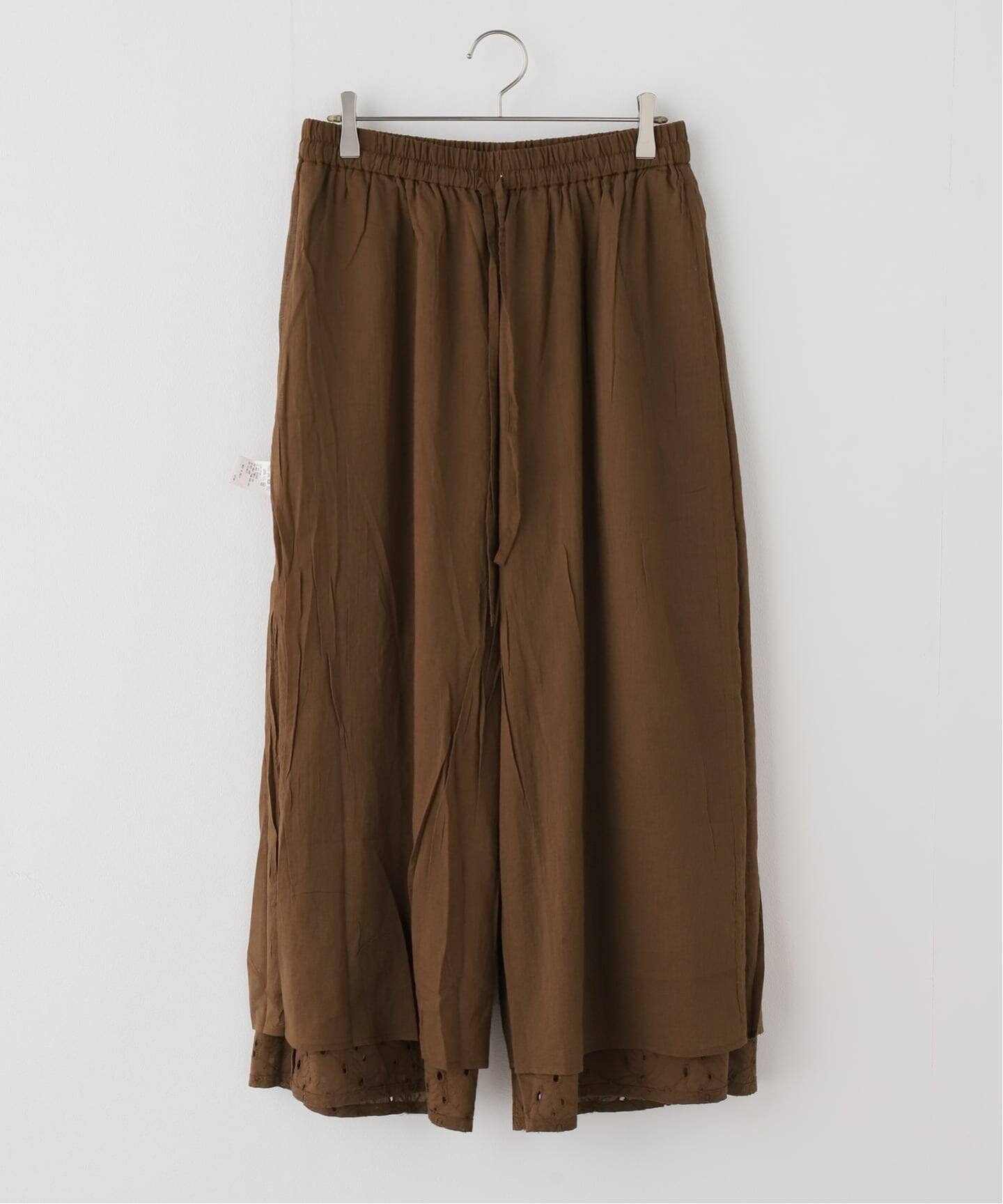予約》【SOIL】 60s CAMBRIC ALL HEMLA WIDE EASY PAN（その他パンツ