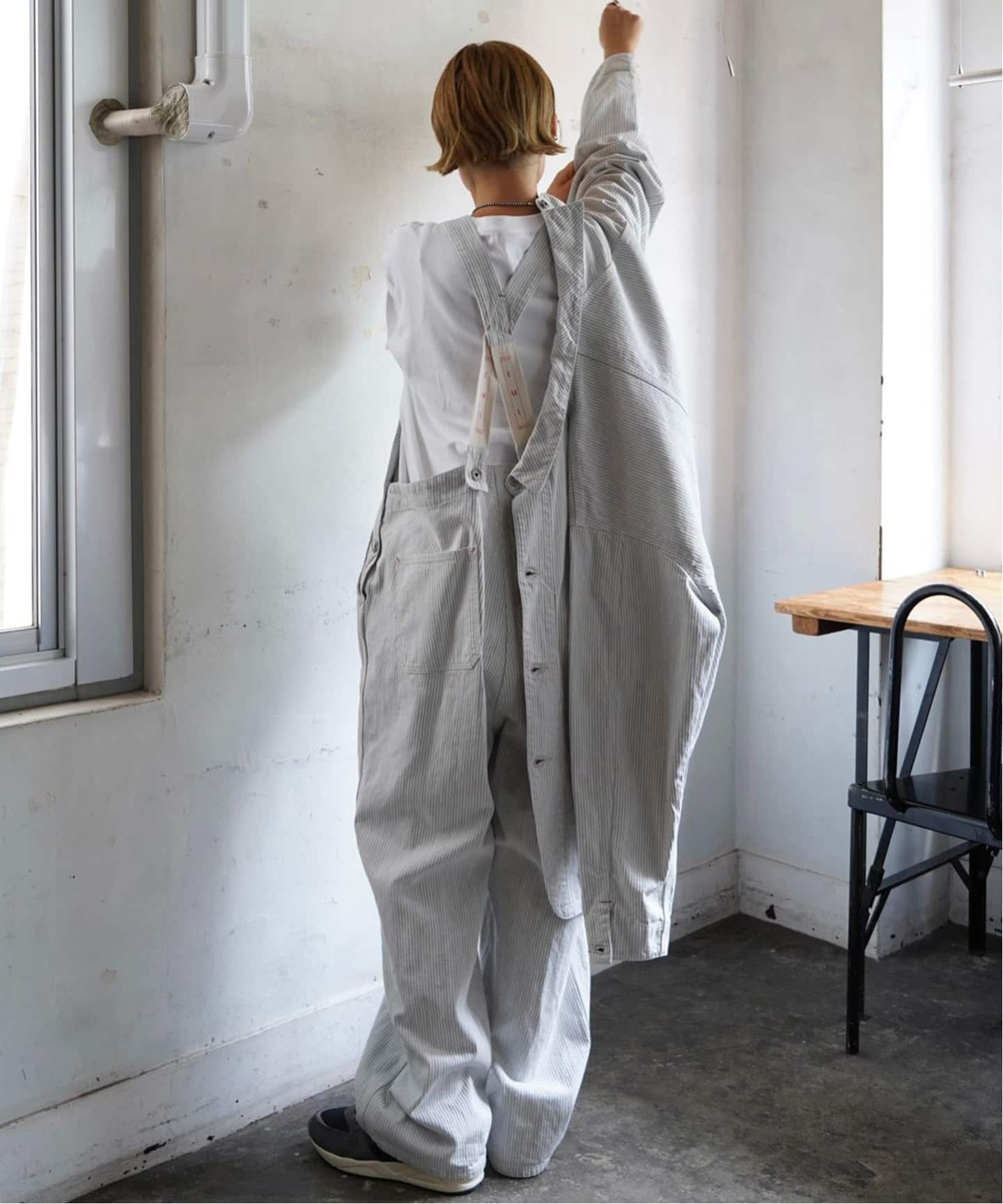 chimala】UNISEX JACQUARD OVERALL（サロペット／オーバーオール